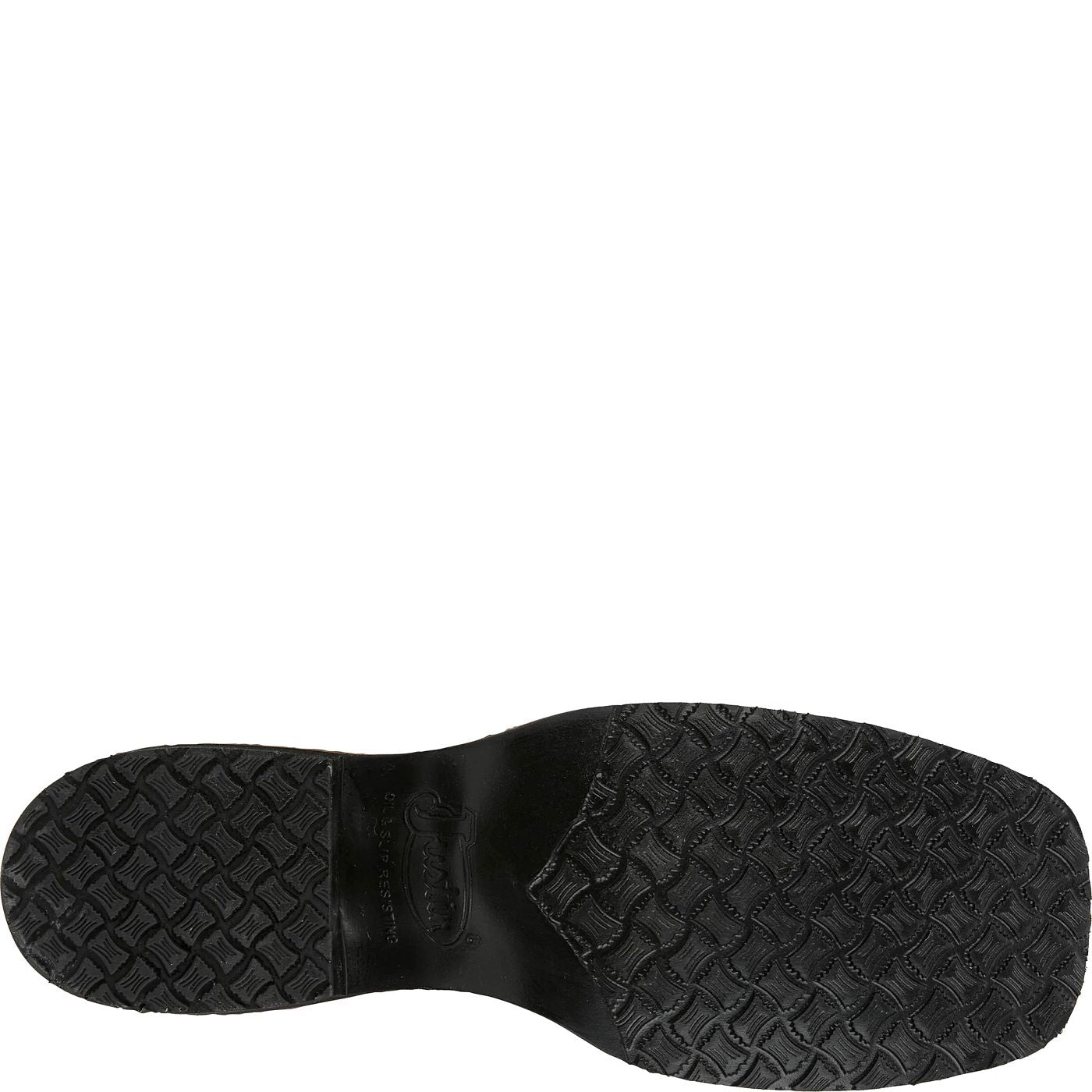 Justin Boots Men's Trainor 11" Western Boot - Malta Blue Cowhide (BR393) - View 6