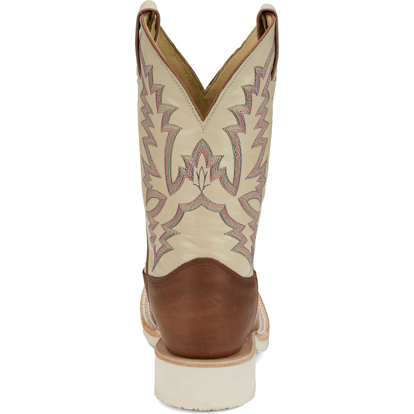 Justin Boots Men's Trainor 11" Western Boot - Bone Cowhide (BR394) - View 5
