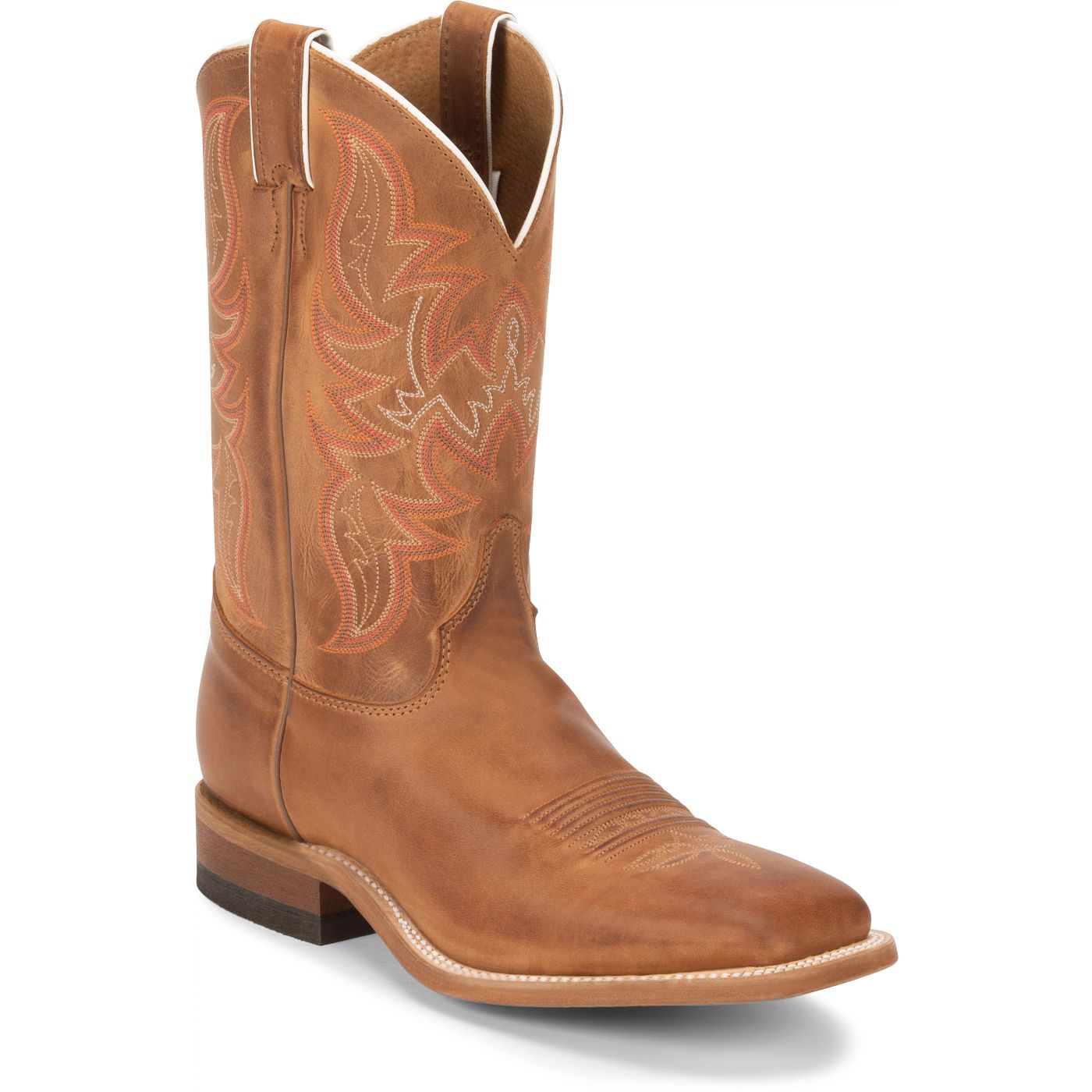 Justin Boots Men's Austin 11" Western Boot - Cognac Cowhide (BR735) - View 2