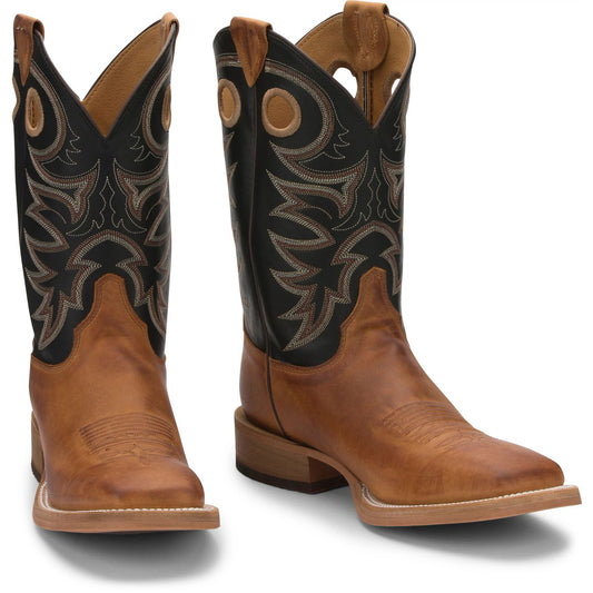 Justin Boots Men's Caddo 11" Western Boot - Cowhide (BR740) - Front View