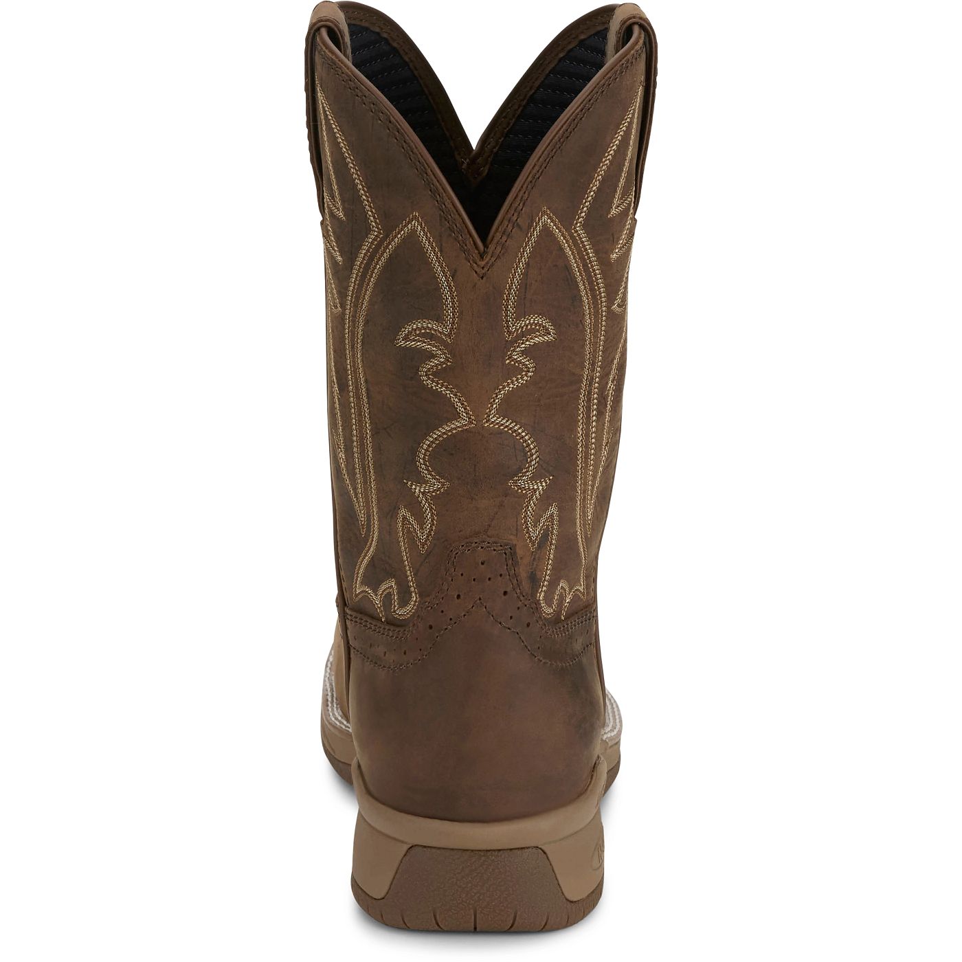 Justin Work Men's Nitread 11" Waterproof Boot - Taupe (CR3211) - View 5