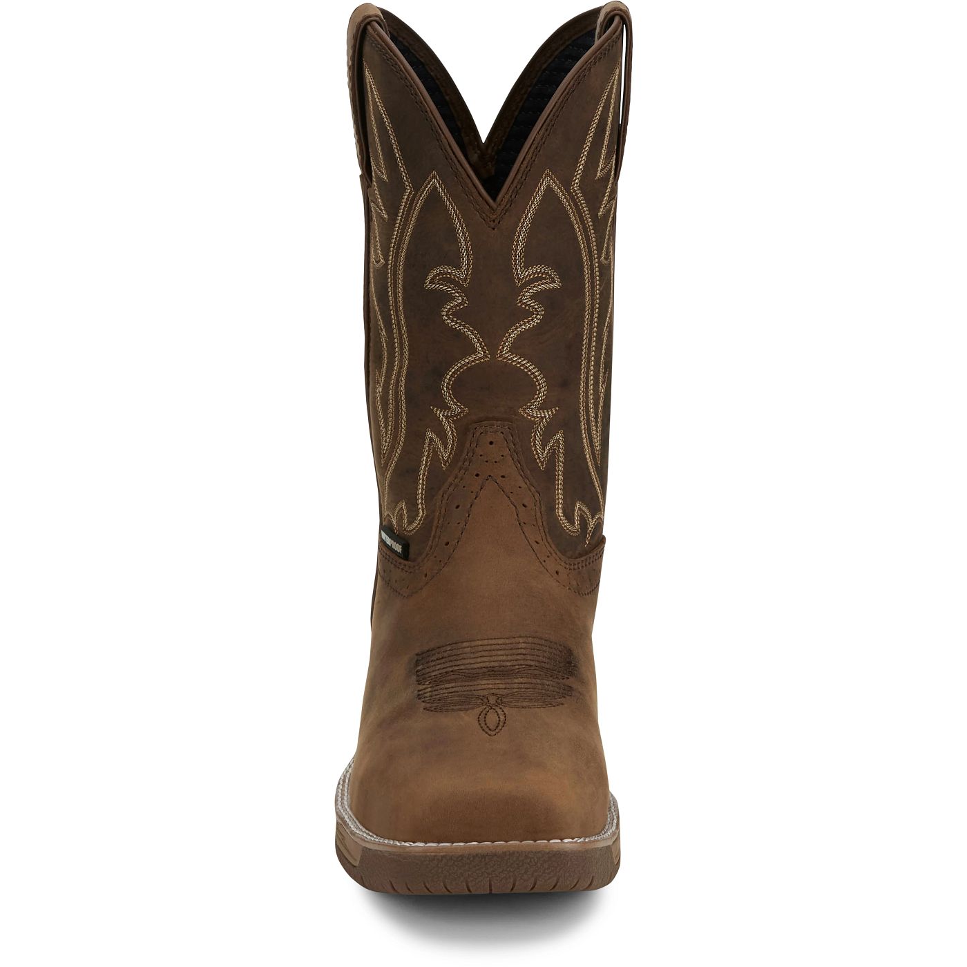 Justin Work Men's Nitread 11" Waterproof Boot - Taupe (CR3211) - View 7