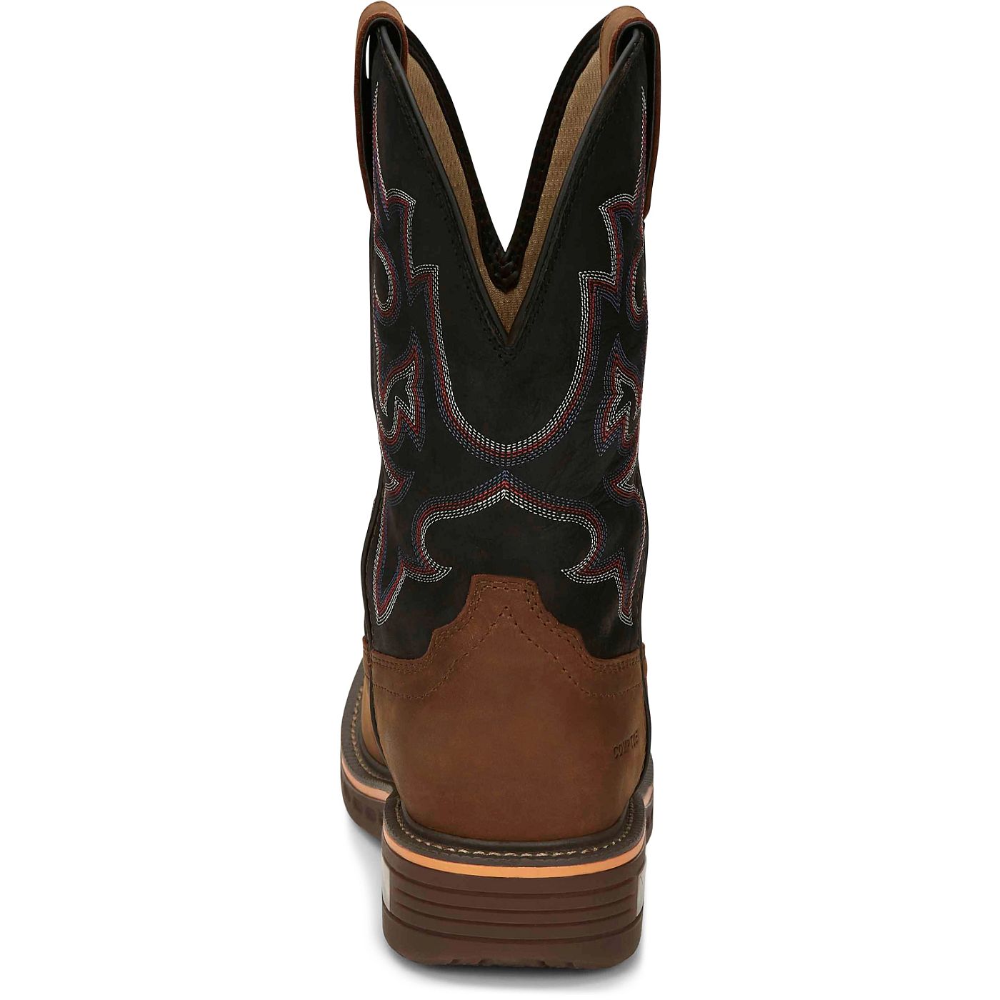 Justin Work Men's Resistor 11" Nano Comp Toe Boot - Rustic (CR4012) - View 5