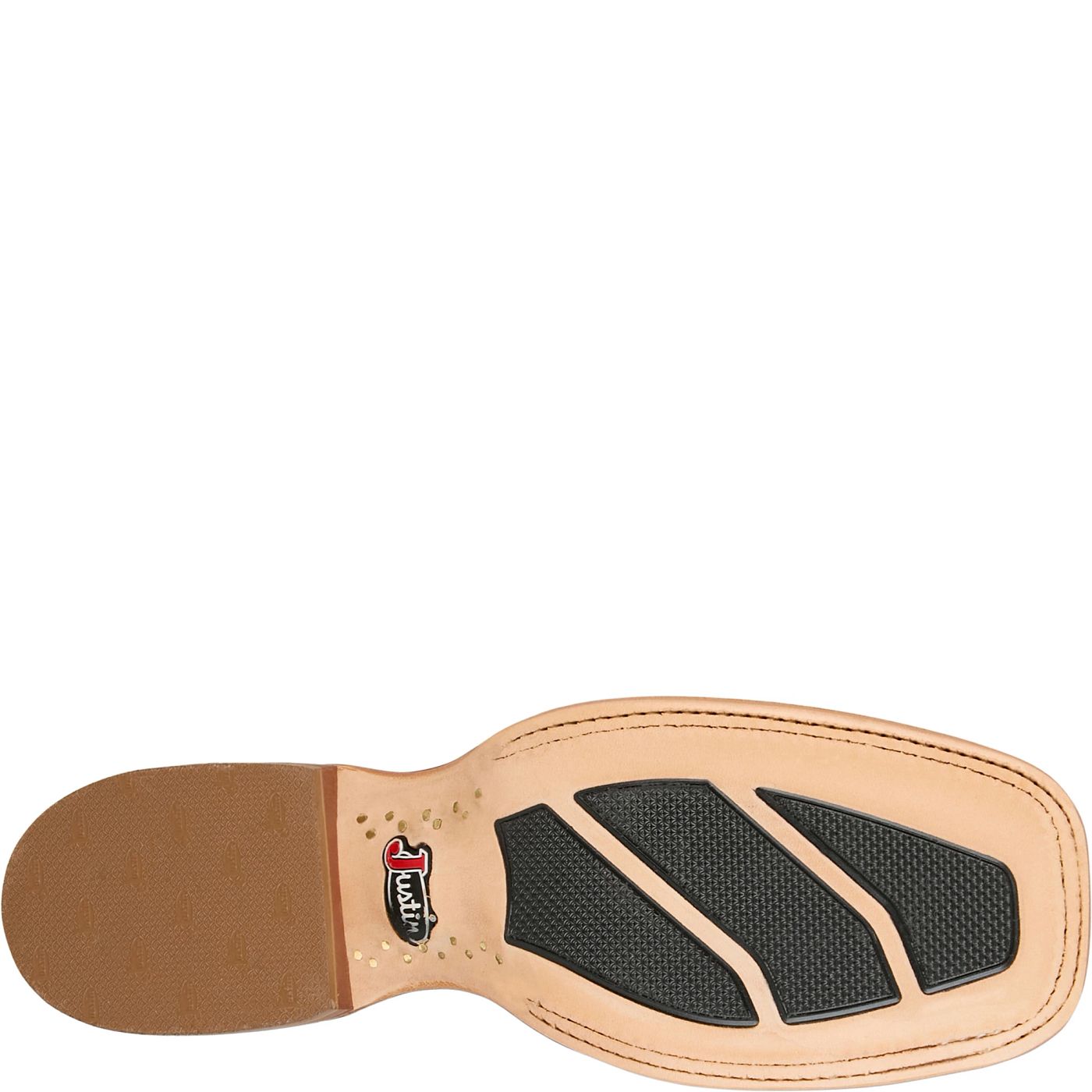 Justin Boots Burchett 13 Goat Ebony CX1310 Heel Detail