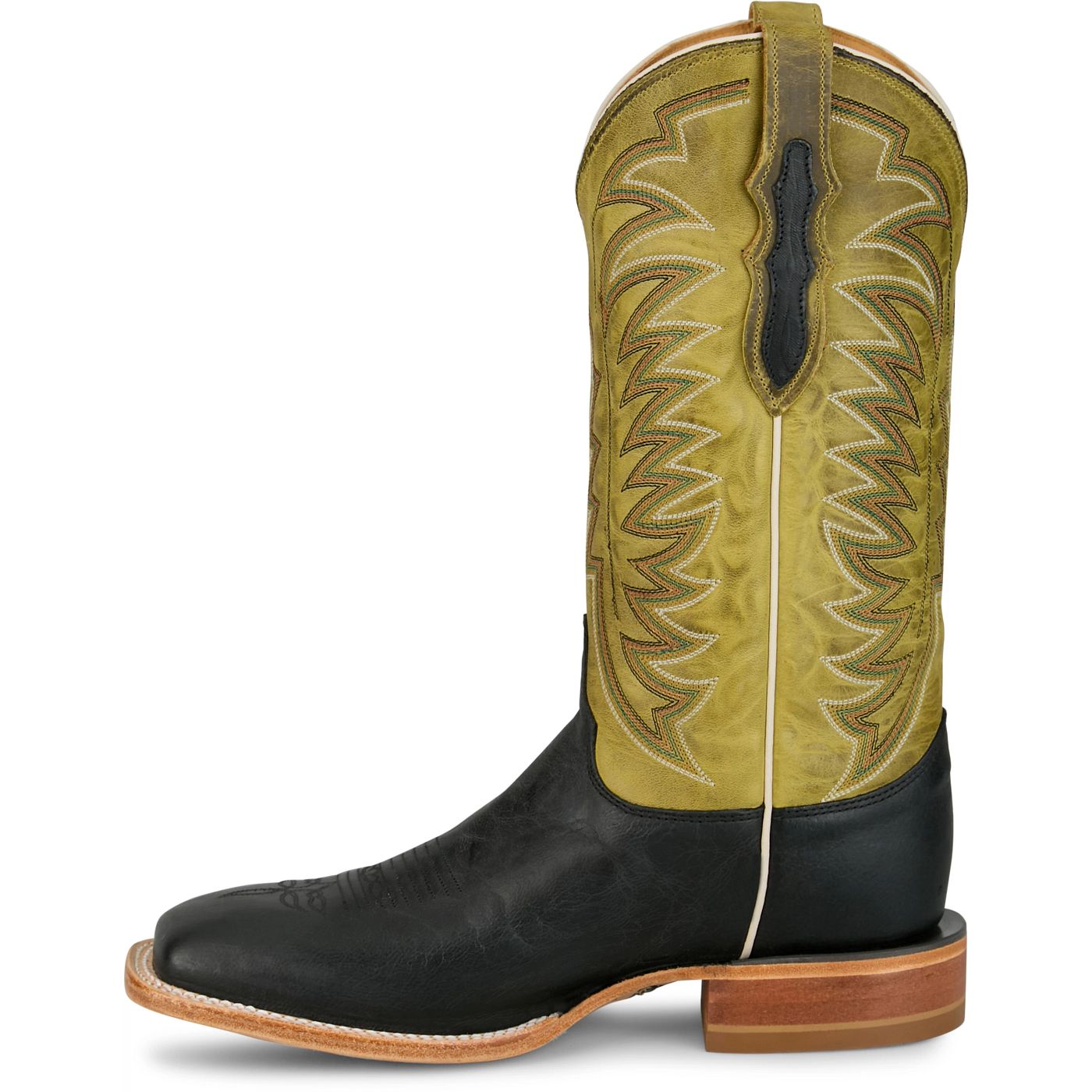 Justin Boots Burchett 13 Goat Ebony CX1310 Outsole View