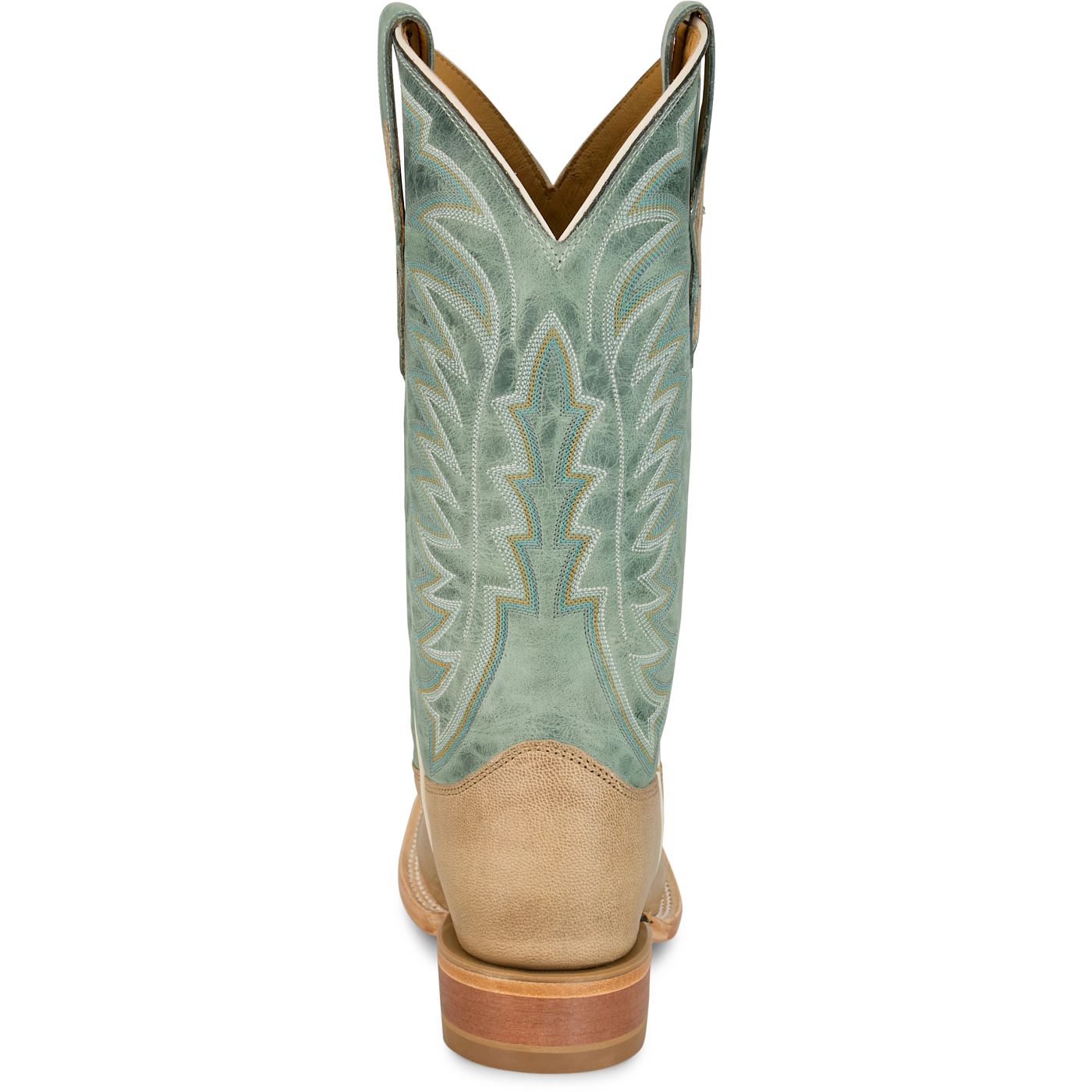 Justin Boots Burchett 13 Goat Turquoise CX1311 Toe Detail