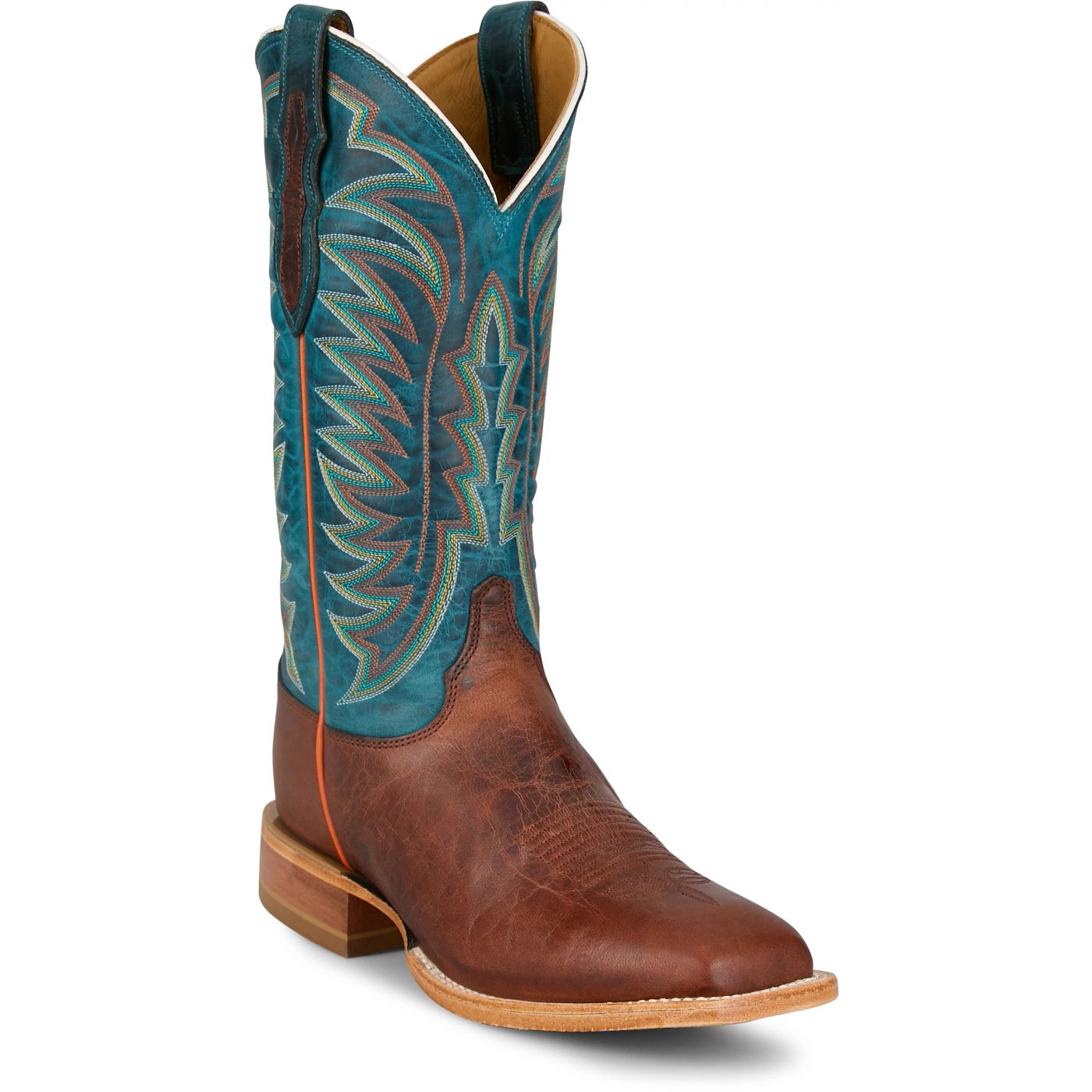 Justin Boots Burchett 13 Goat Blue CX1312 Pair View
