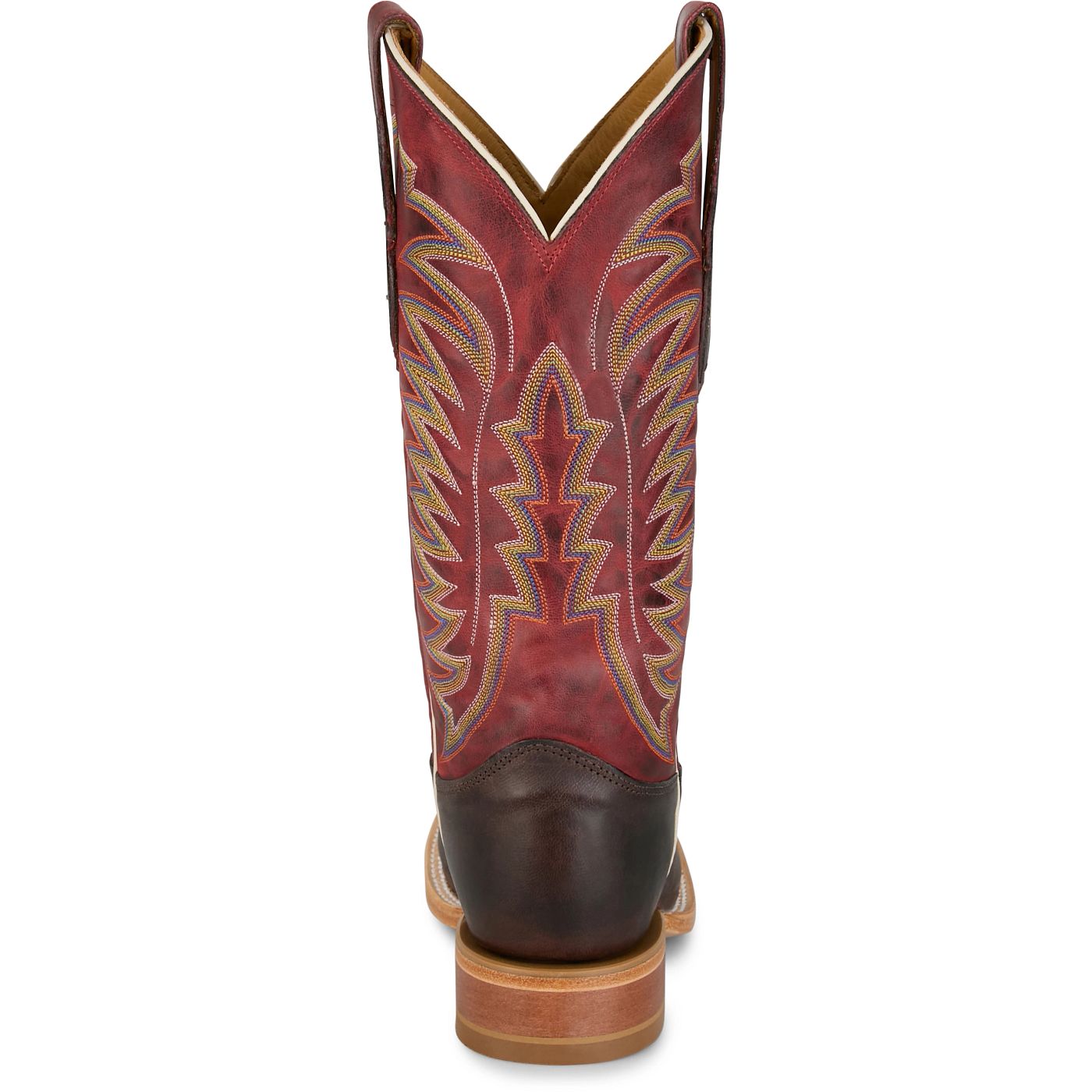 Justin Boots Burchett 13 Goat Red CX1313 Toe Detail