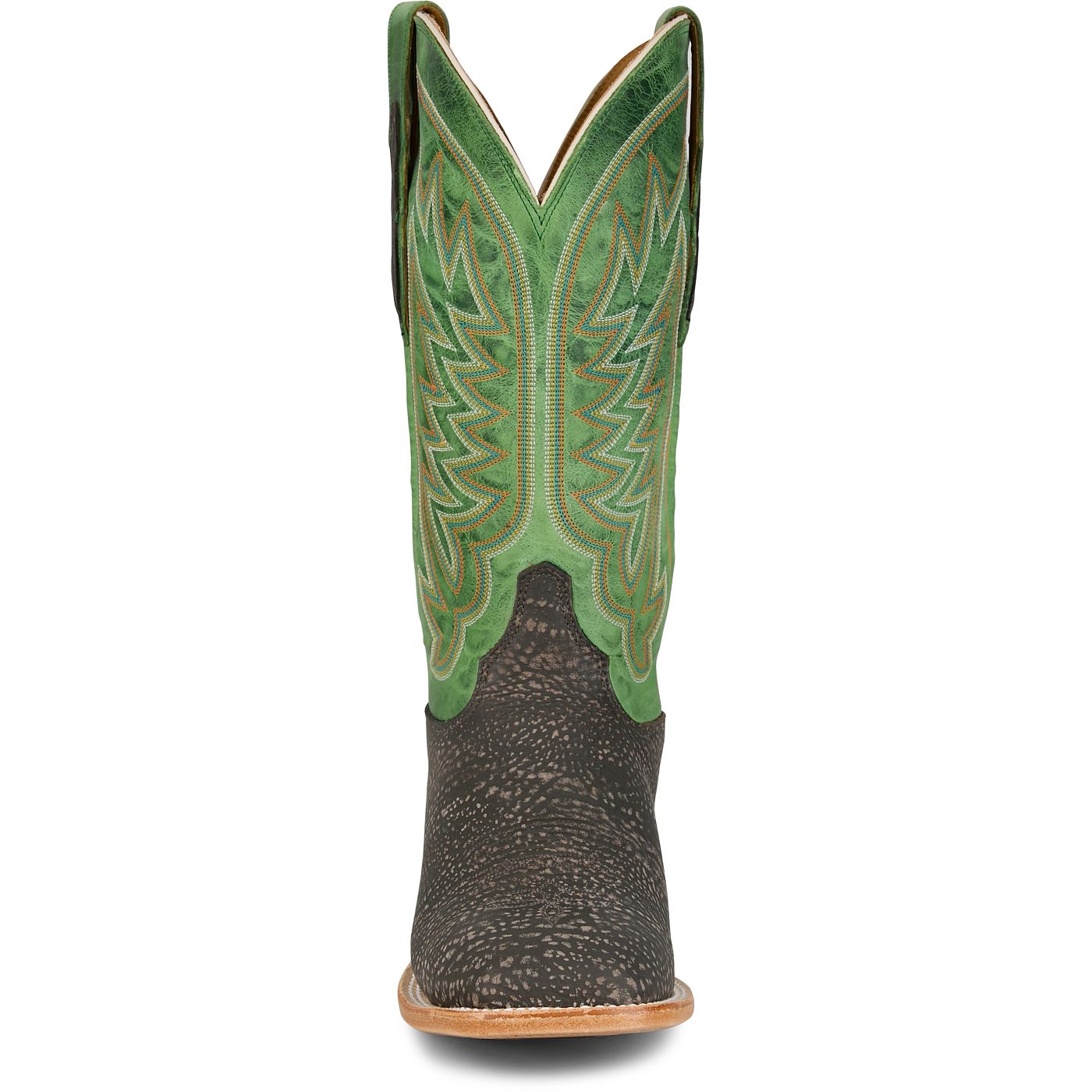 Justin Boots Cowman 13 Shrunken Shoulder Green CX1320 Insole View