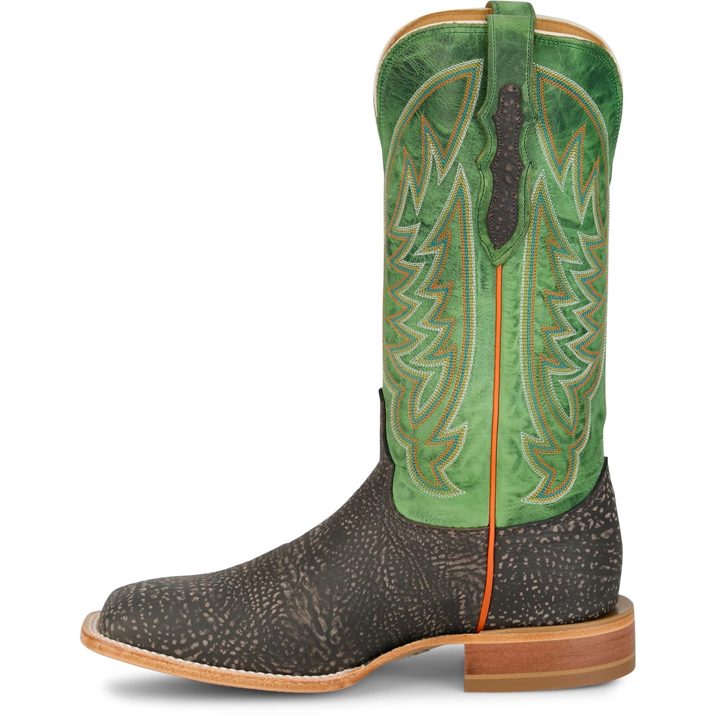 Justin Boots Cowman 13 Shrunken Shoulder Green CX1320 Outsole View