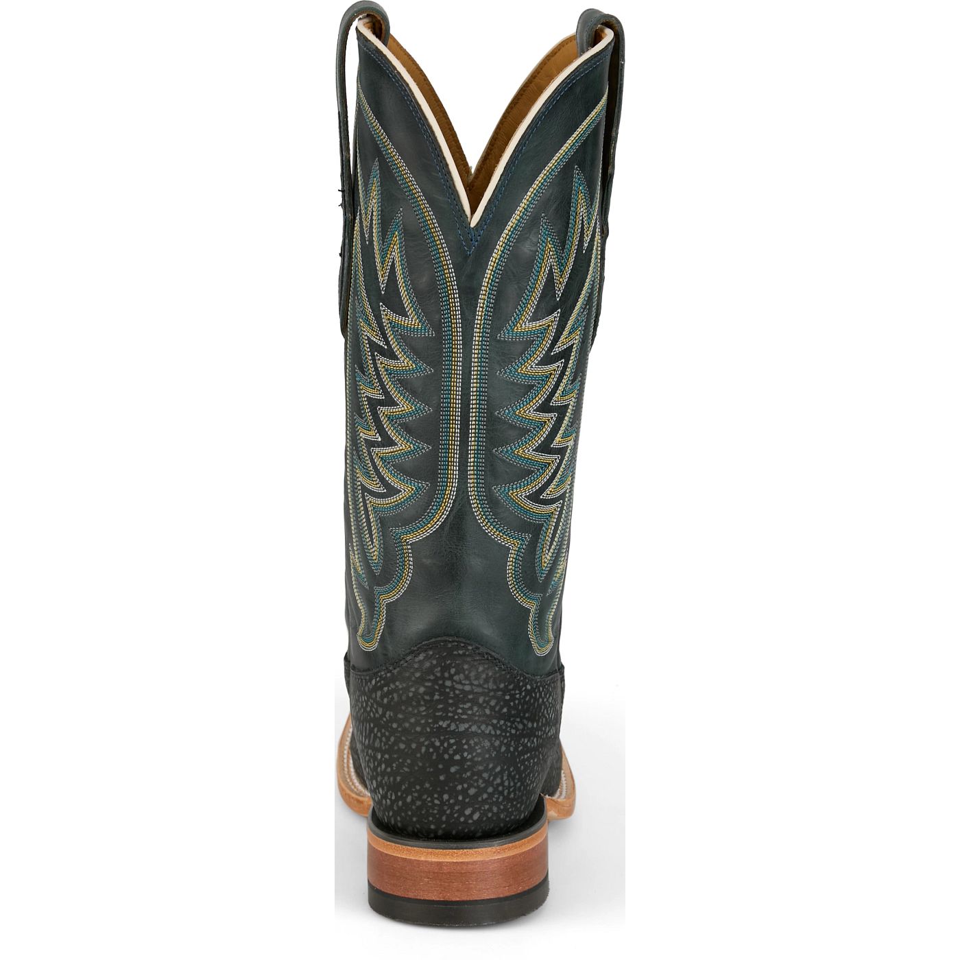 Justin Boots Cowman 13 Shrunken Shoulder Navy CX1321 Toe Detail