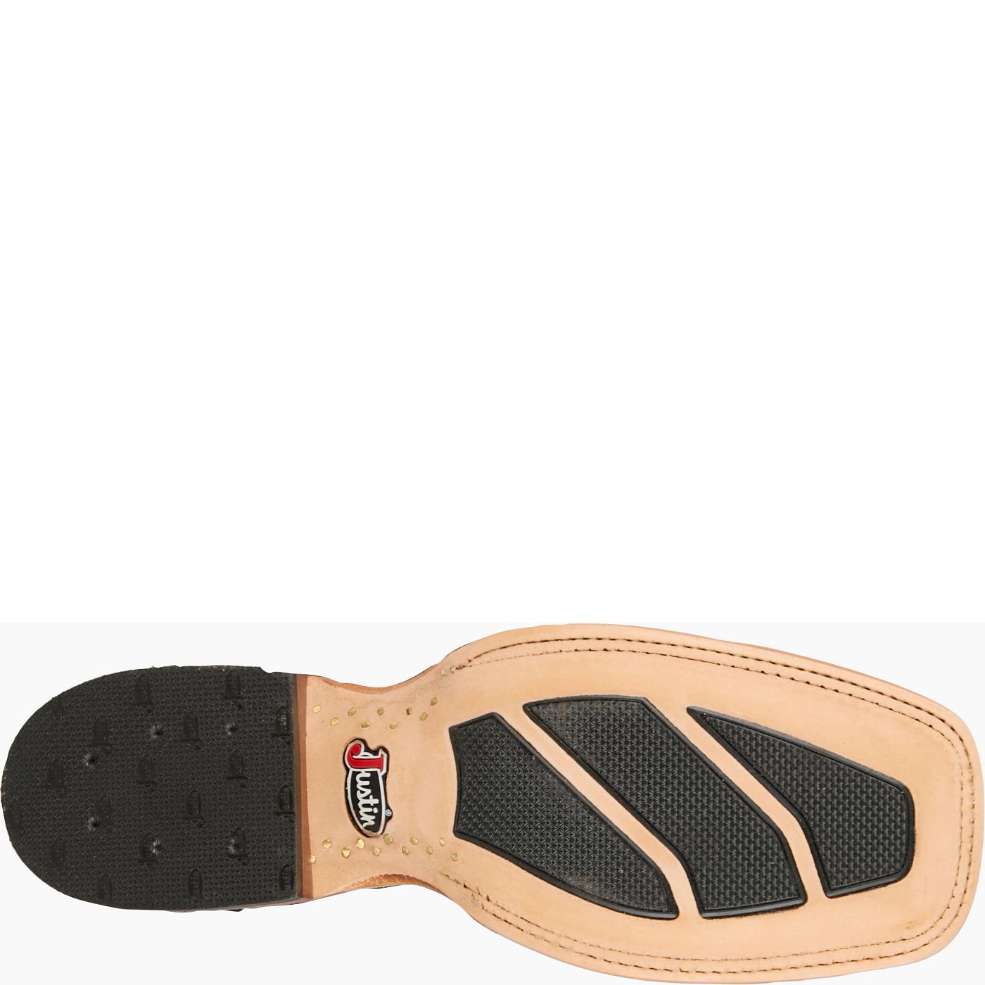 Justin Boots Cowman 13 Shrunken Shoulder Navy CX1321 Heel Detail