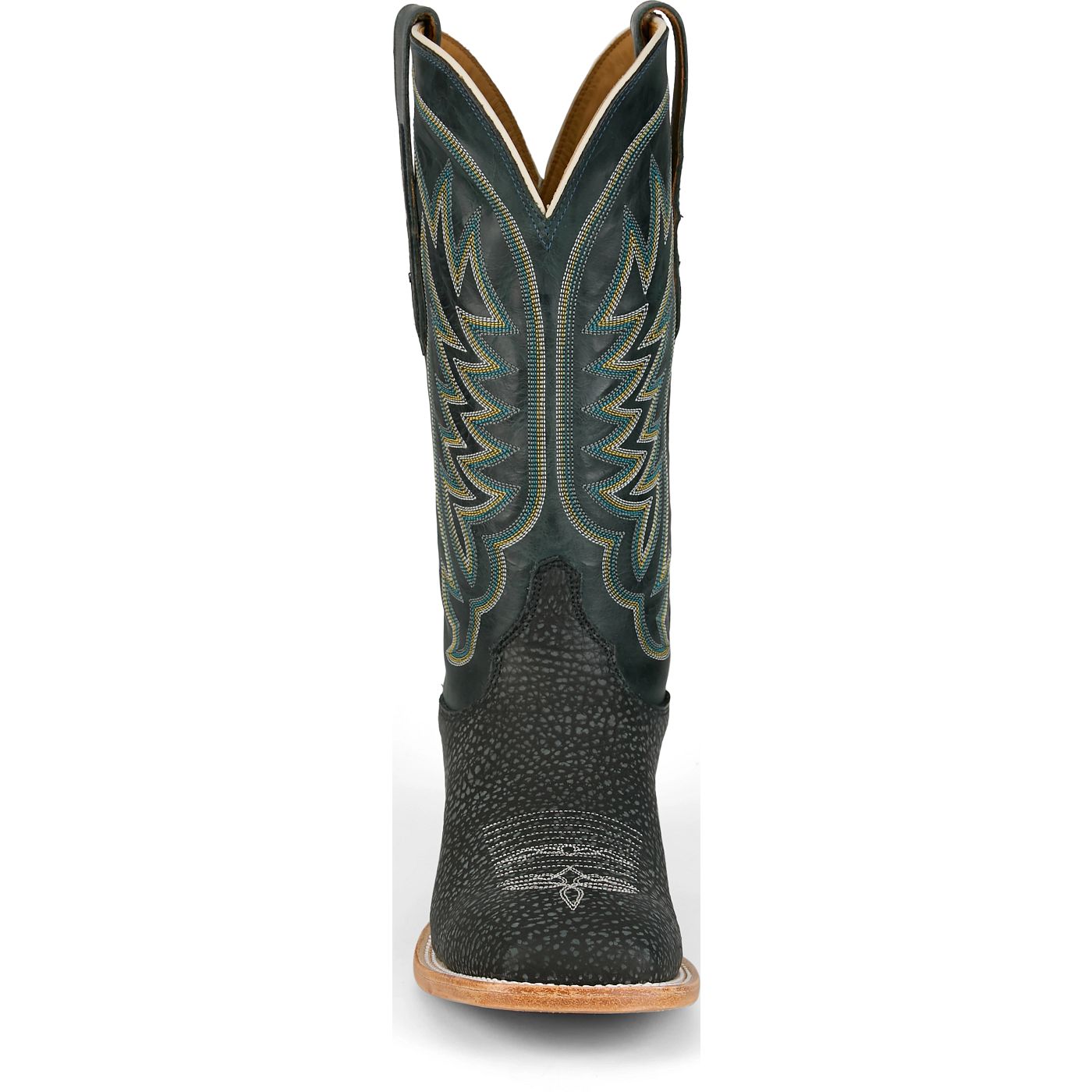 Justin Boots Cowman 13 Shrunken Shoulder Navy CX1321 Insole View