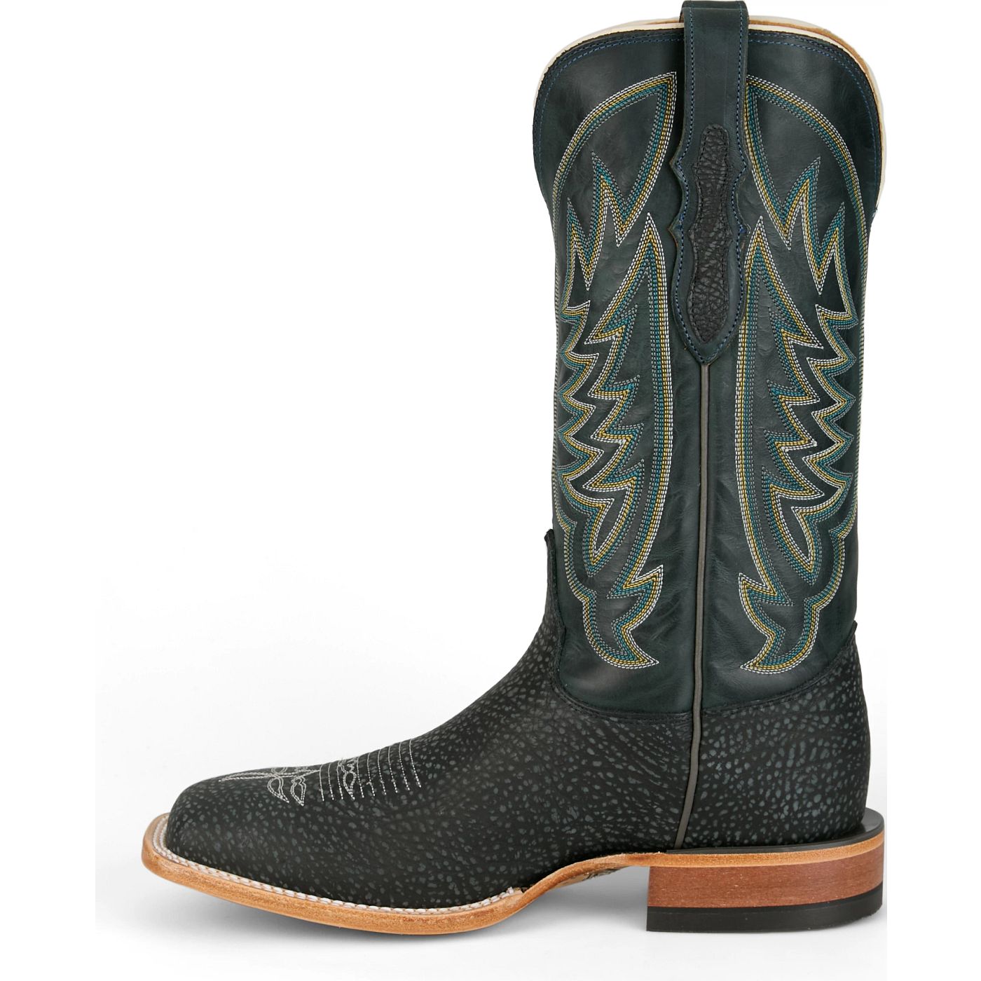 Justin Boots Cowman 13 Shrunken Shoulder Navy CX1321 Outsole View