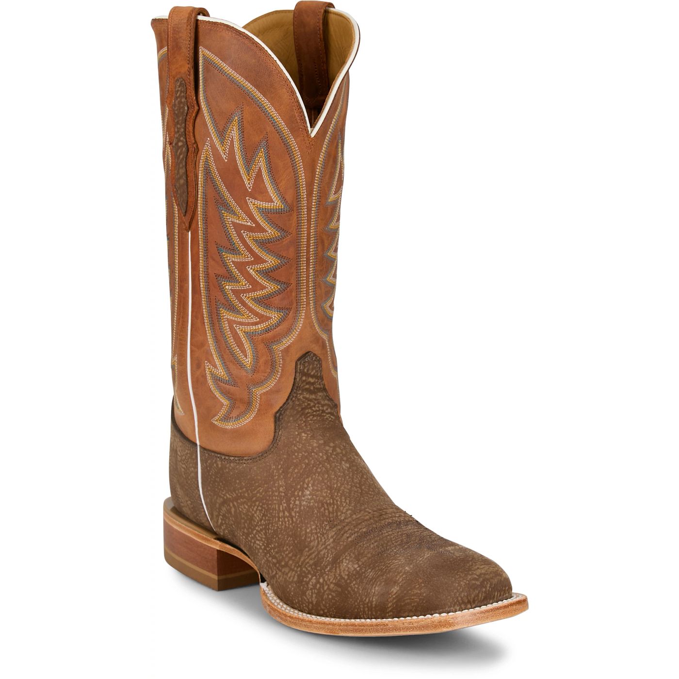 Justin Boots Cowman 13 Shrunken Shoulder Orange CX1322 Pair View