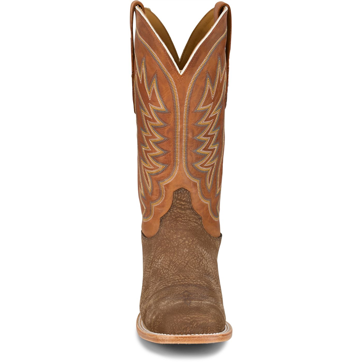 Justin Boots Cowman 13 Shrunken Shoulder Orange CX1322 Insole View