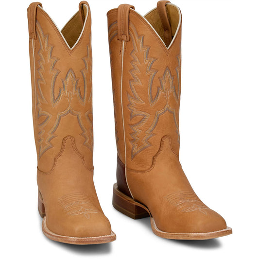 Justin Boots Boston 13 Whitetail Deer Cognac CX1331 Front View