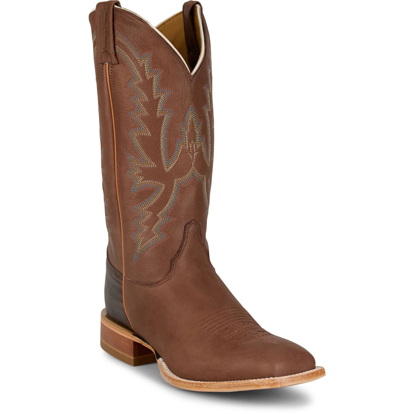 Justin Boots Boston 13 Whitetail Deer Chocolate CX1332 Pair View