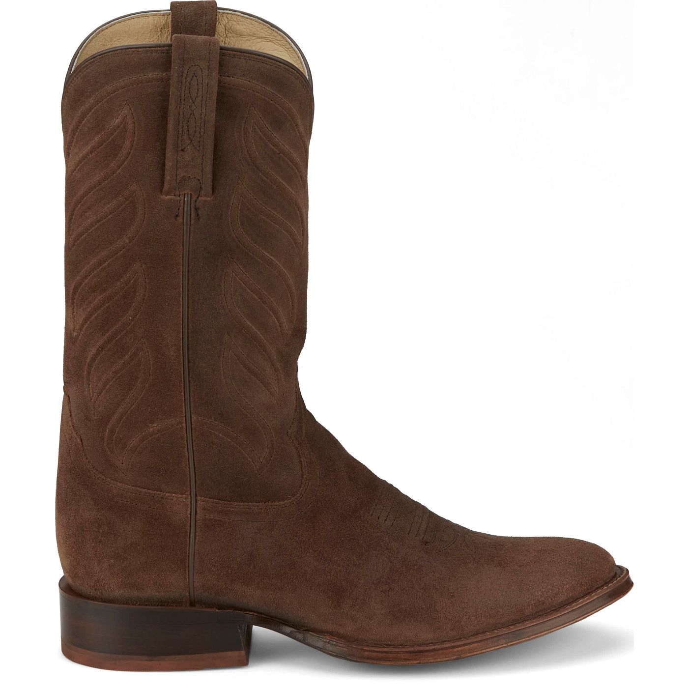 Tony Lama Men's 12" Amado Western Boot Desert Tan Suede (DR3039)