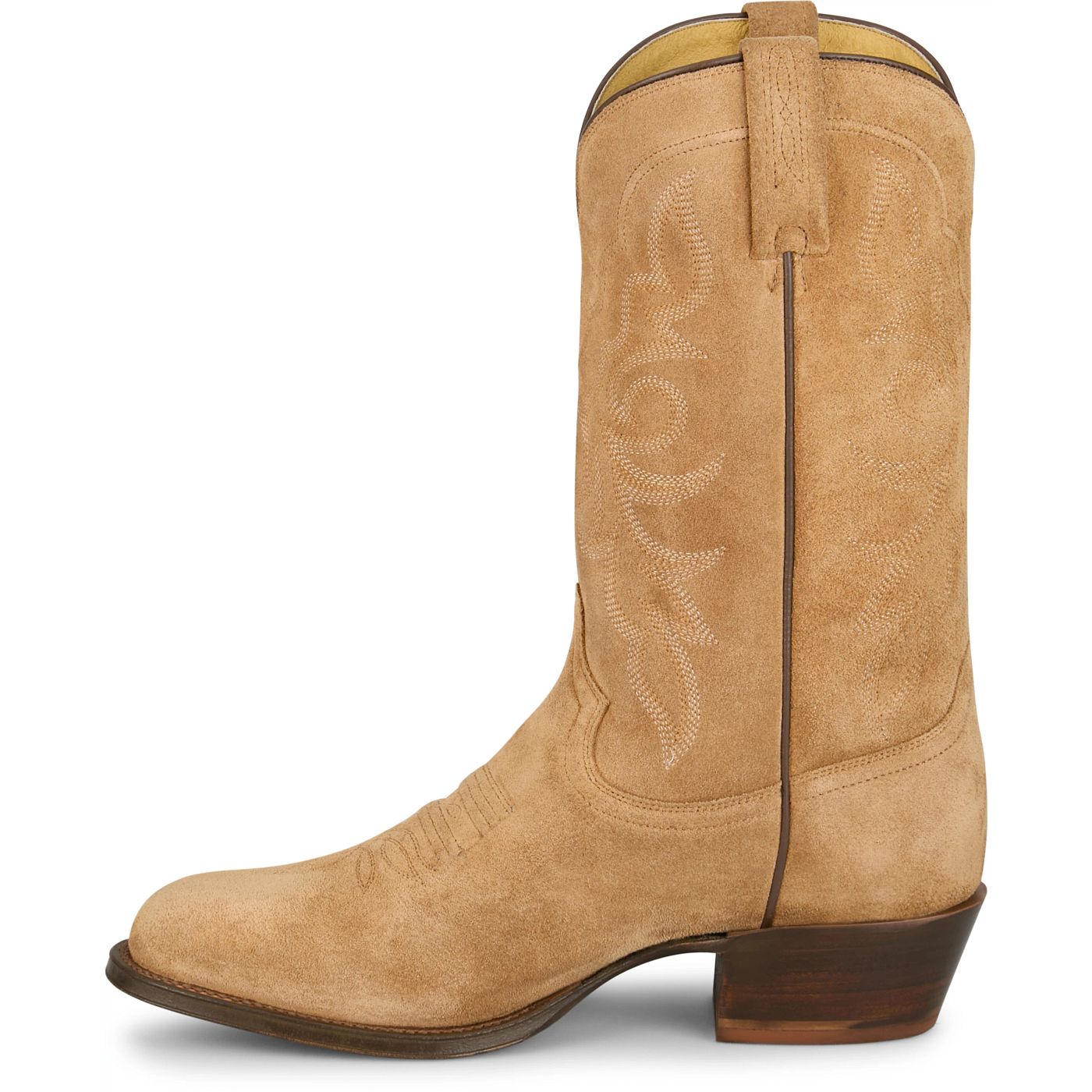 Tony Lama Men's 12" Plano Western Boot Honey Suede (DR3050)