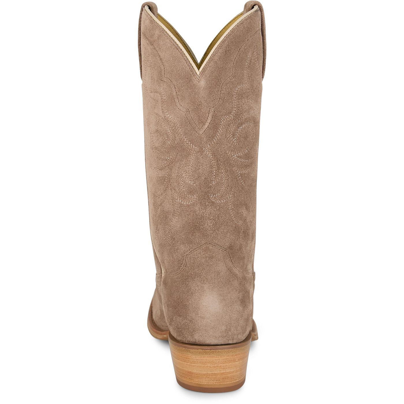 Tony Lama Men's 12" Plano Western Boot Taupe Suede (DR3051)
