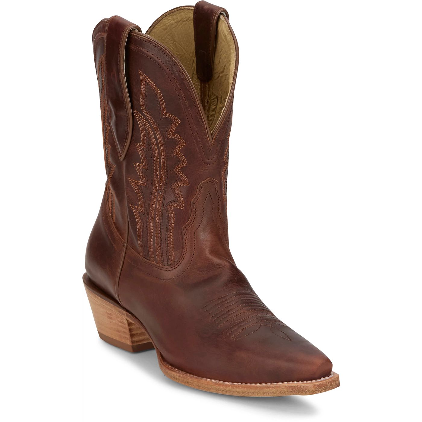 Tony Lama Women's 9" Areli Western Bootie Cognac (DR3251)