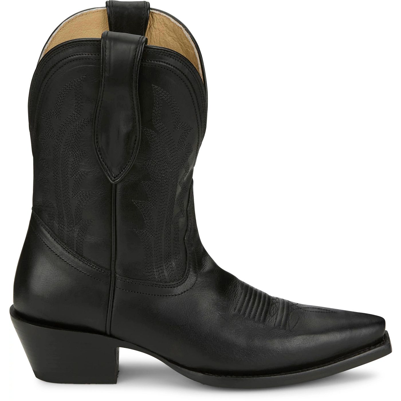 Tony Lama Women's 9" Areli Western Bootie Black (DR3252)