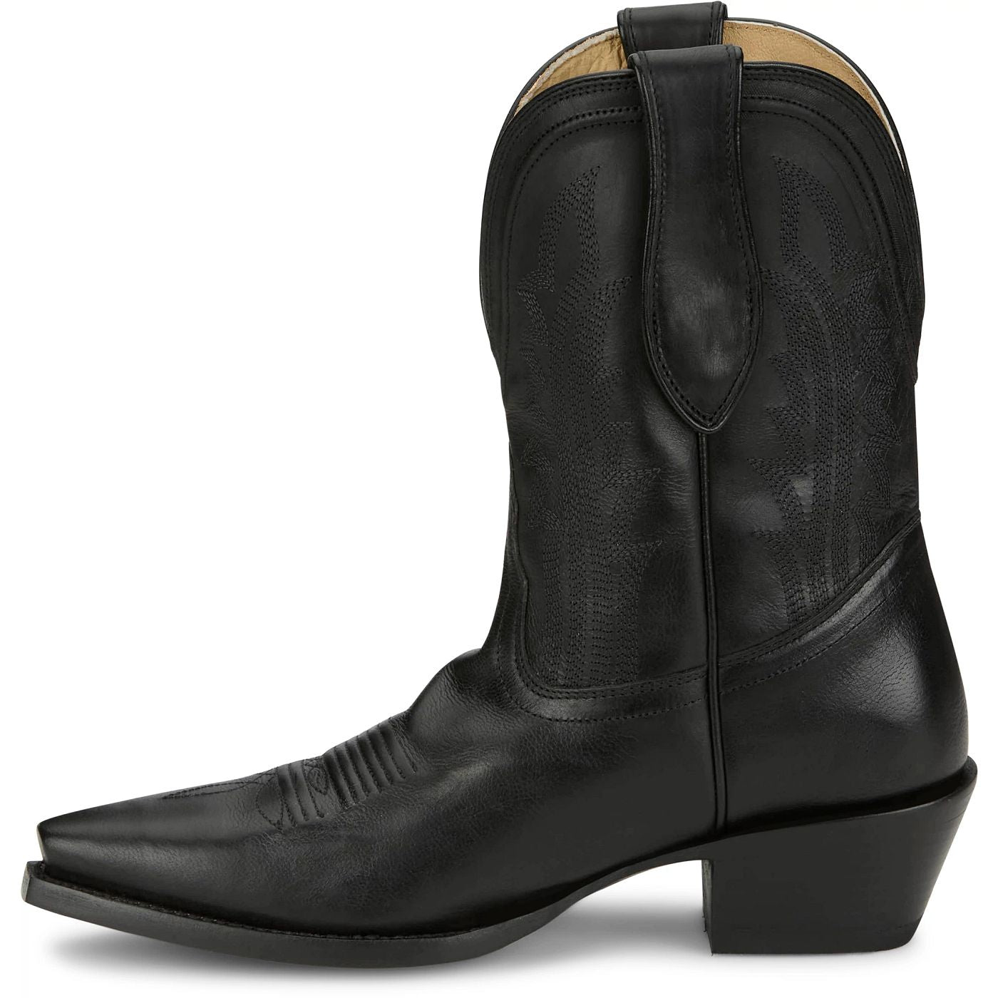 Tony Lama Women's 9" Areli Western Bootie Black (DR3252)