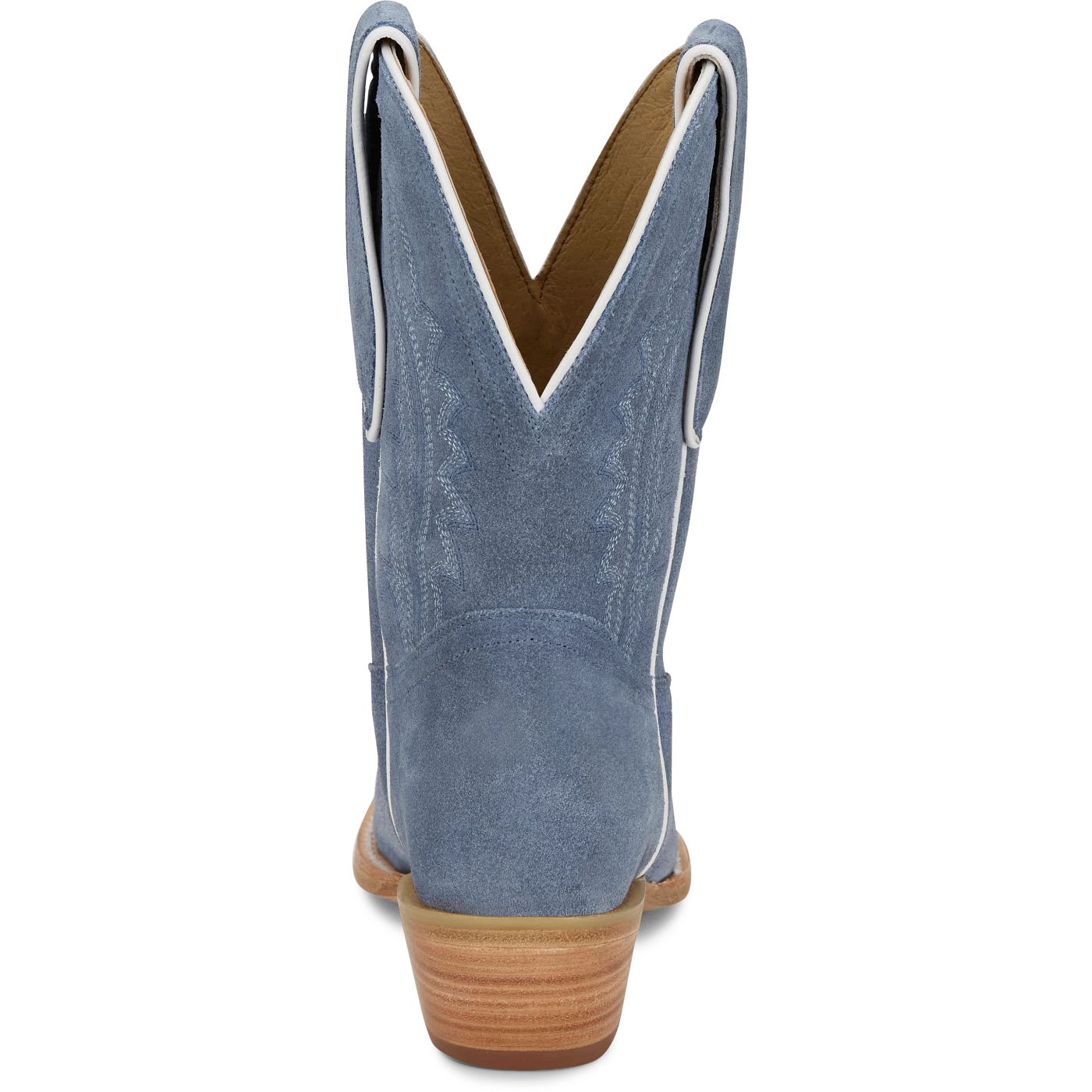 Tony Lama Women's 9" Lea Western Bootie Cornflower Suede (DR3261)