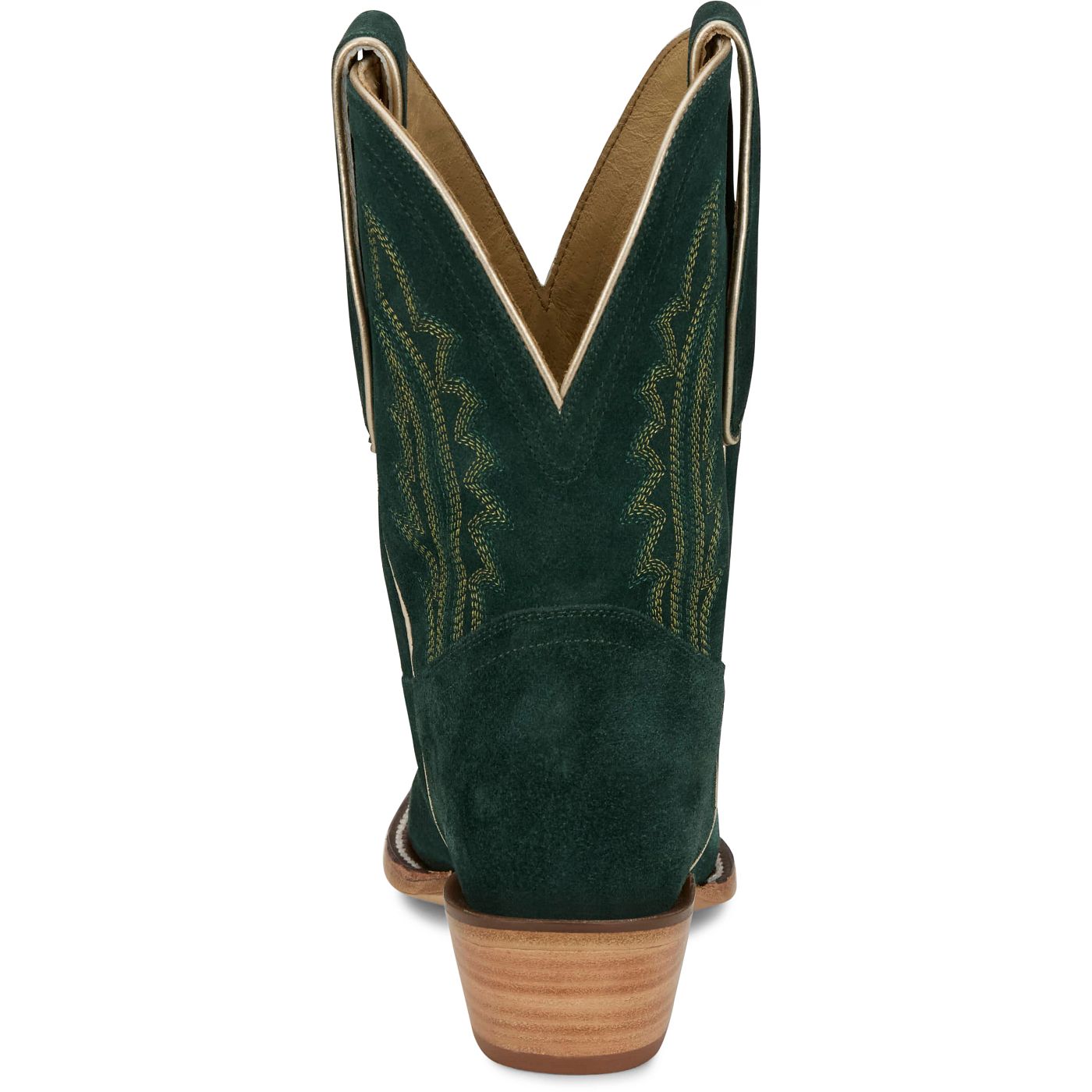 Tony Lama Women's 9" Lea Western Bootie Emerald Suede (DR3262)