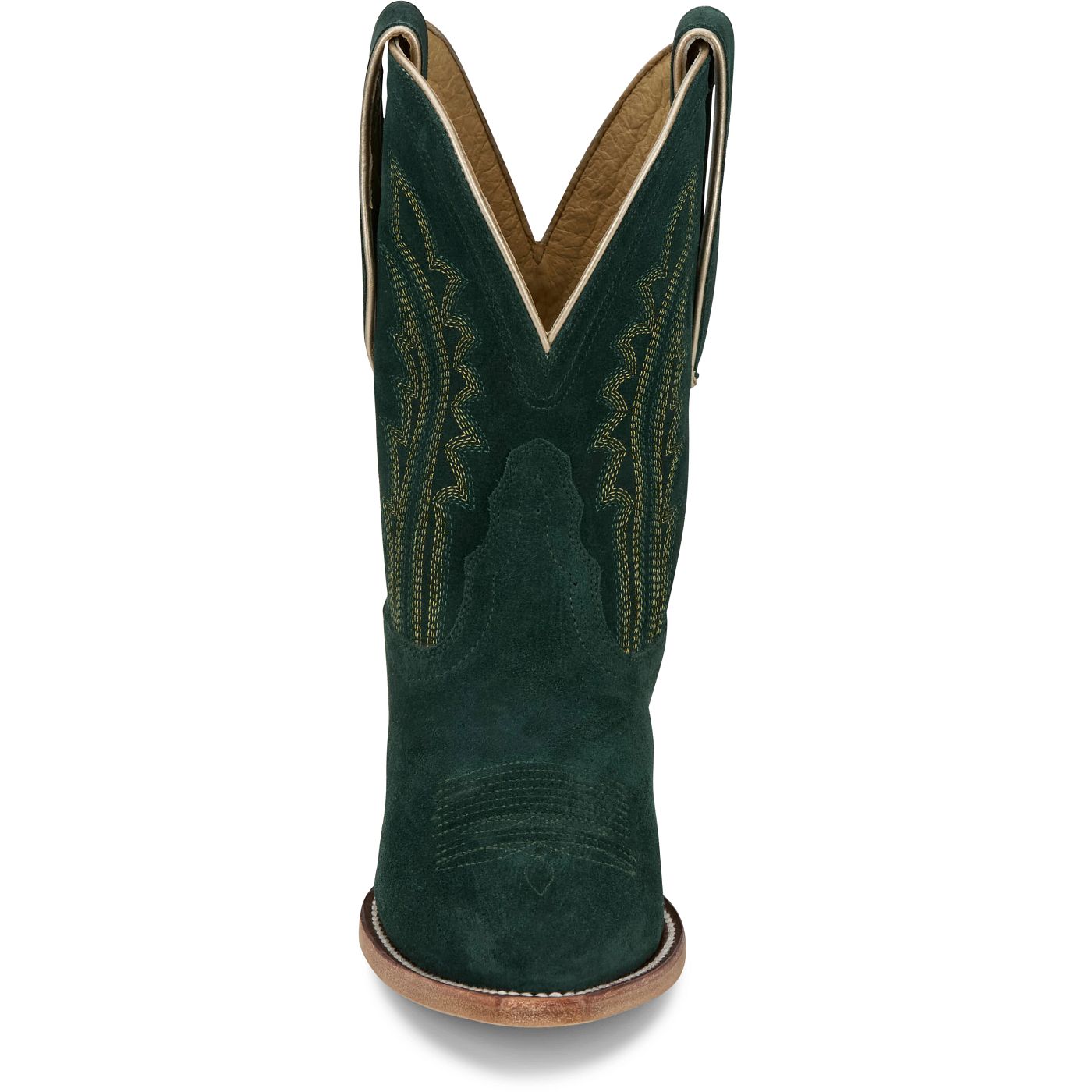 Tony Lama Women's 9" Lea Western Bootie Emerald Suede (DR3262)