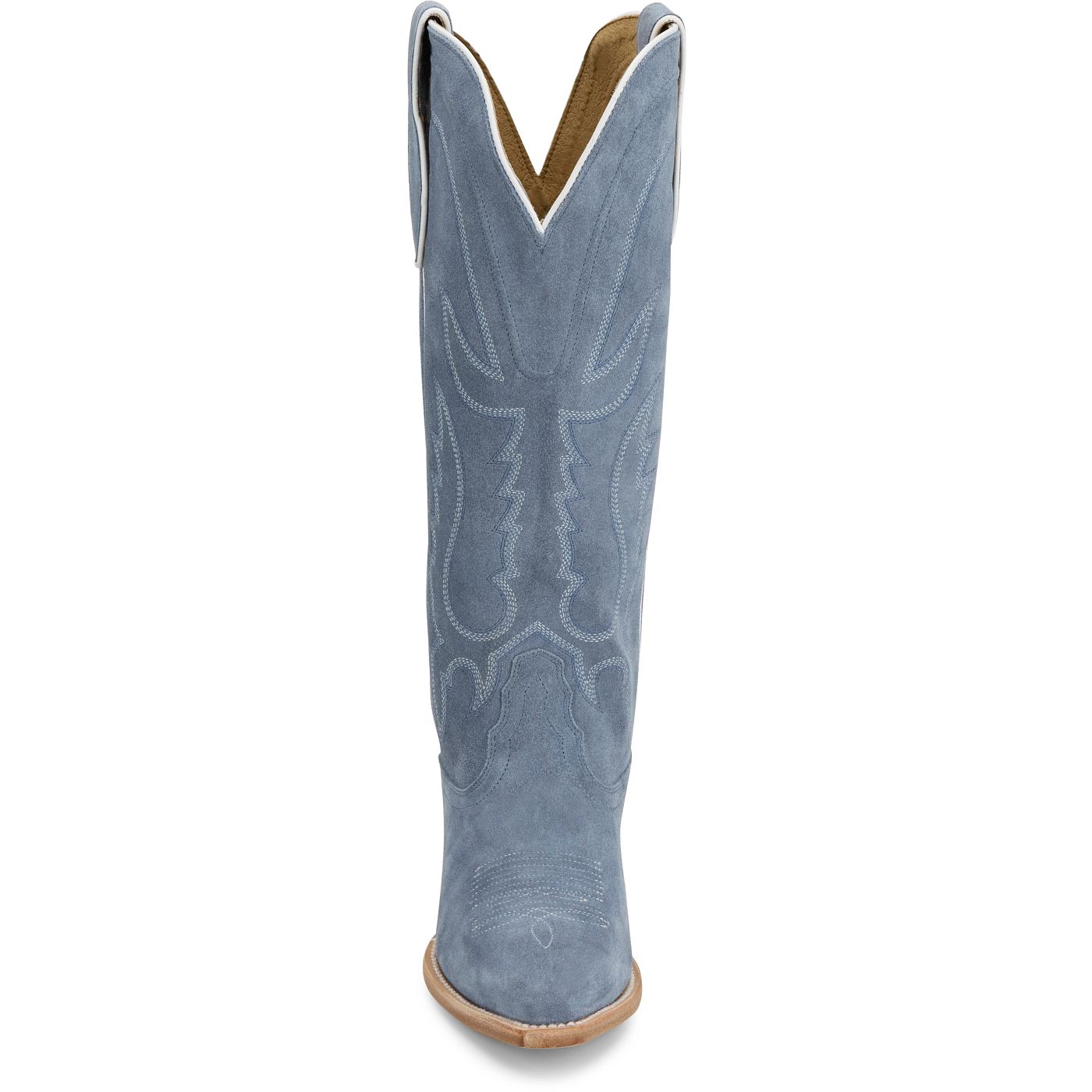 Tony Lama Women's 15" Liz Western Boot Cornflower Suede (DR4261)