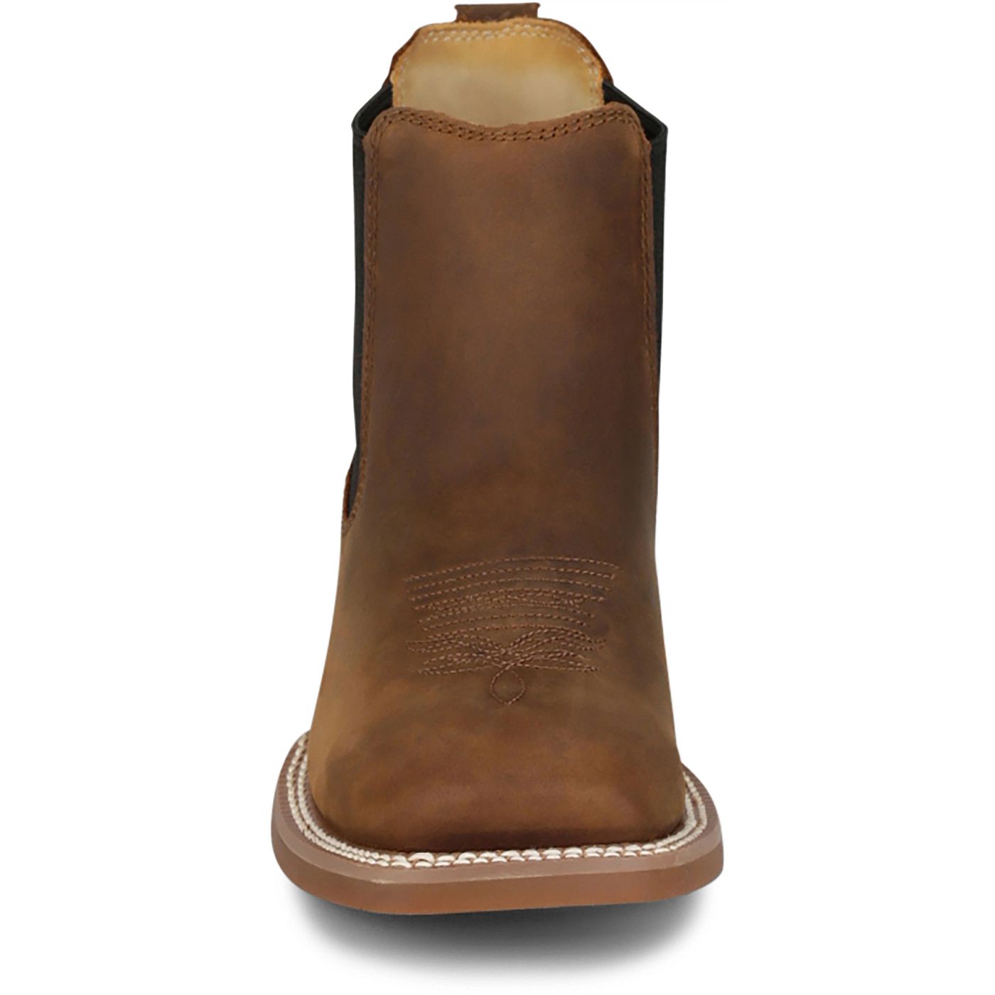 Justin Boots Men's Crazy Buck 6" Western Boot - Brown Cowhide (FN4150) - View 7