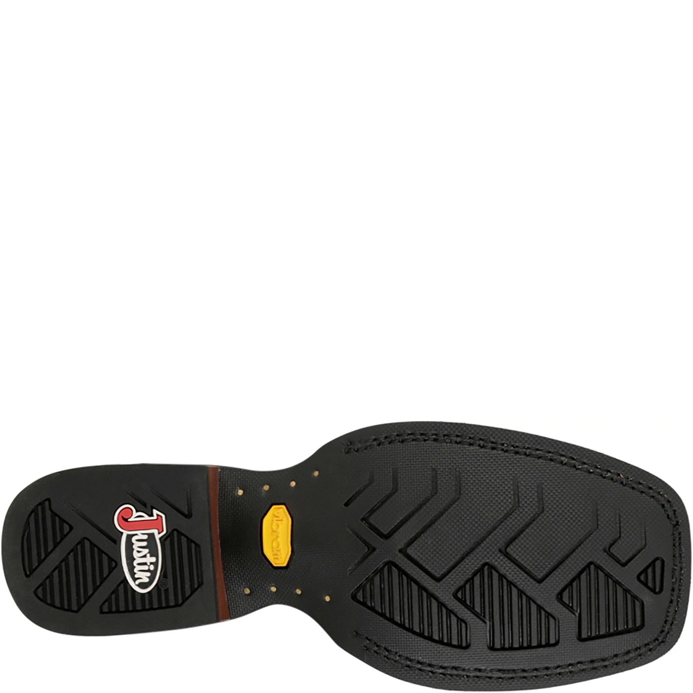 Justin Boots Men's Crazy Buck 6" Western Boot - Black Cowhide (FN4151) - View 6