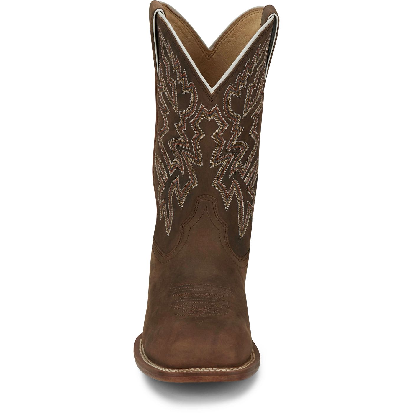 Justin Boots Men's Jackpot 11" Western Boot - Brown Cowhide (FN7012) - View 7
