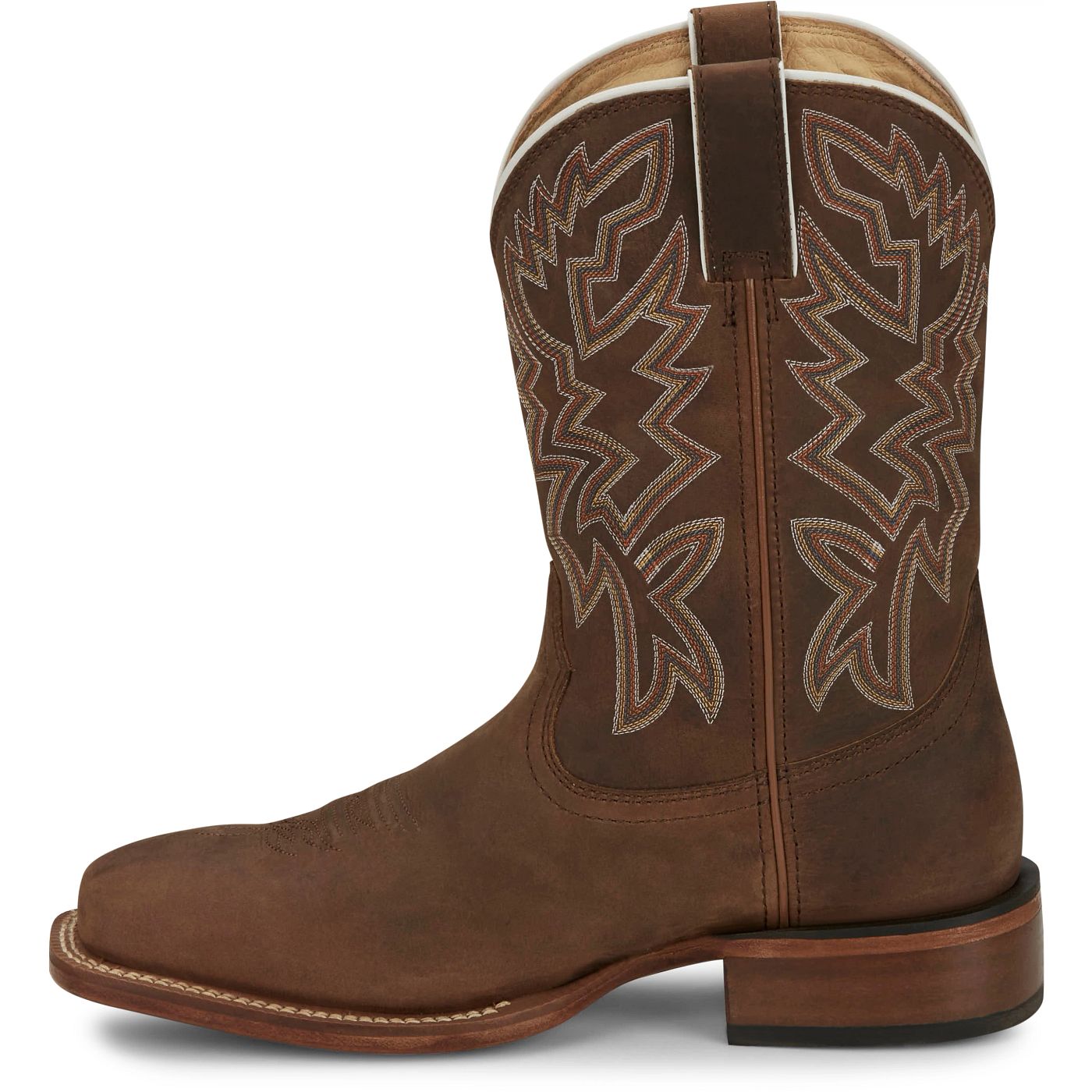 Justin Boots Men's Jackpot 11" Western Boot - Brown Cowhide (FN7012) - View 8