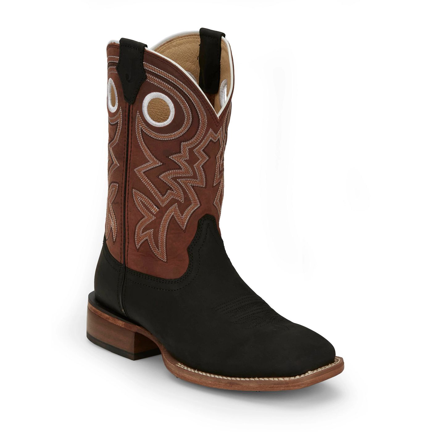 Justin Boots Men's Big News 11" Western Boot - Red Cowhide (FN7022) - View 2