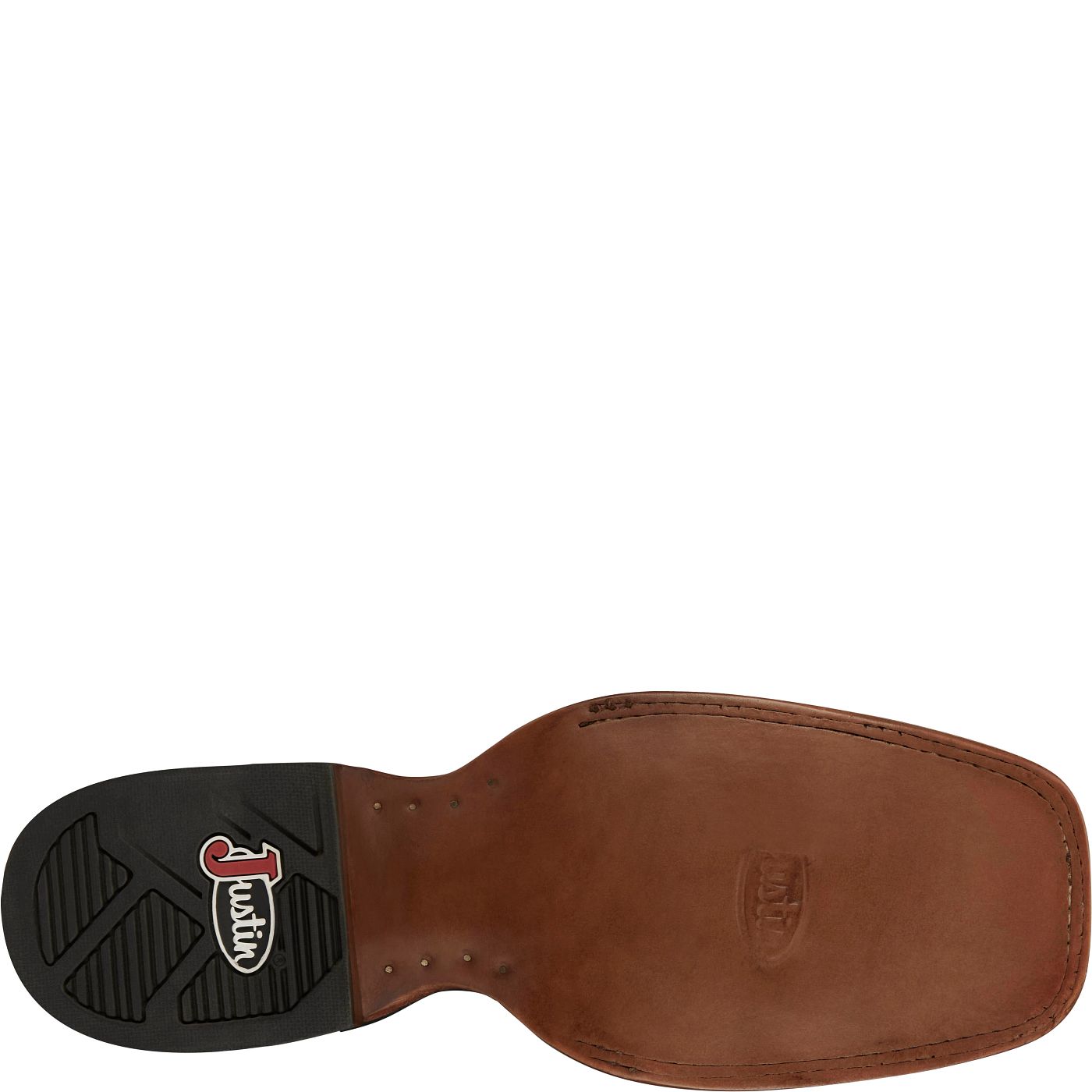 Justin Boots Men's Big News 11" Western Boot - Red Cowhide (FN7022) - View 6