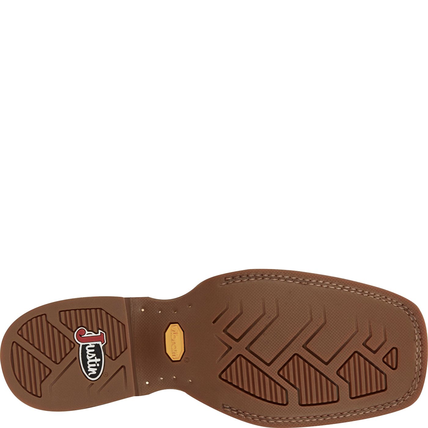 Justin Boots Men's Show Stopper 11" Western Boot - Black Cowhide (FN7121) - View 6