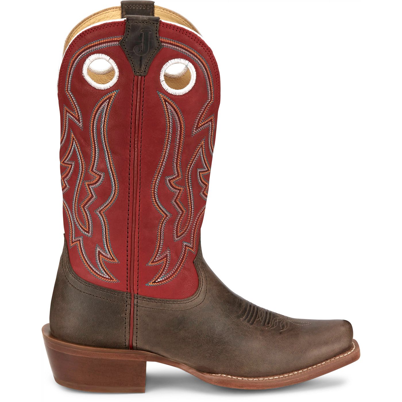 Justin Boots Men's Ante Up 13" Western Boot - Justin Red Goat (FN7245) - View 3