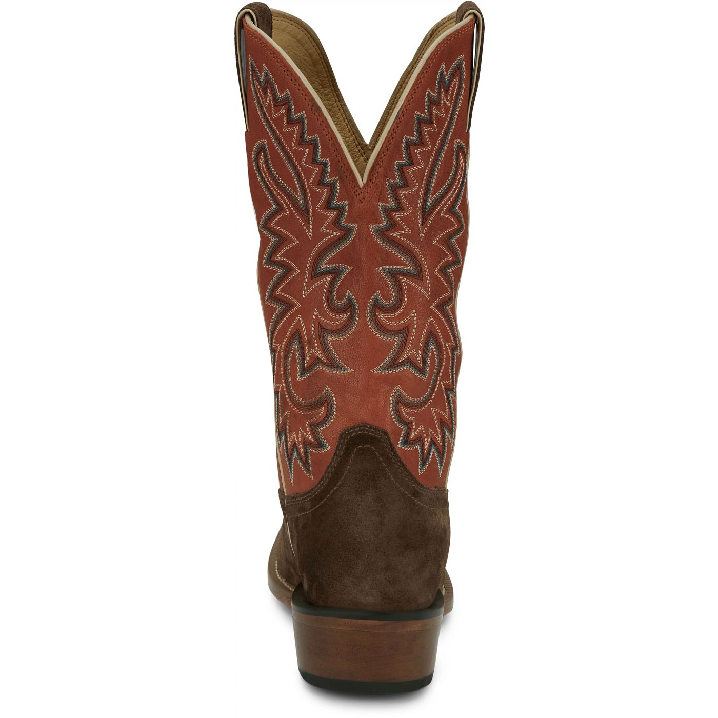 Justin Boots Men's Jimmy 13" Western Boot - Sunrise Orange Goat (FN7252) - View 5