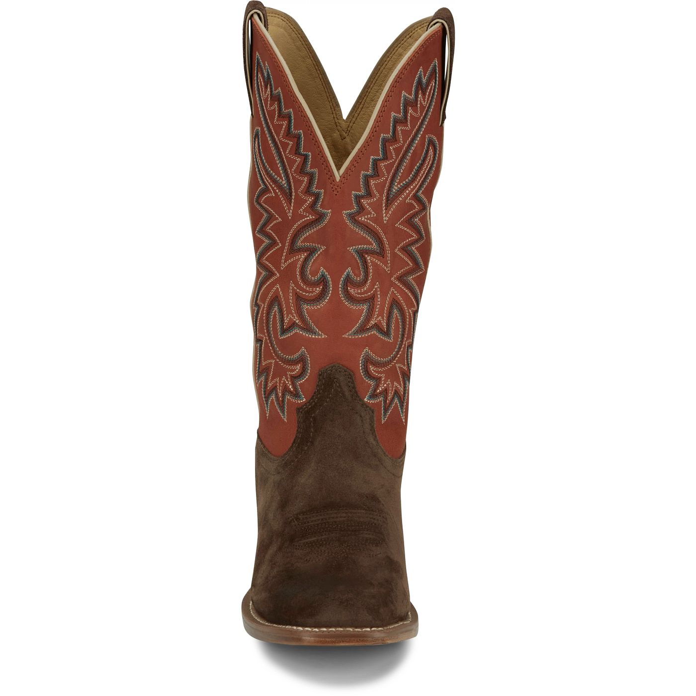 Justin Boots Men's Jimmy 13" Western Boot - Sunrise Orange Goat (FN7252) - View 7