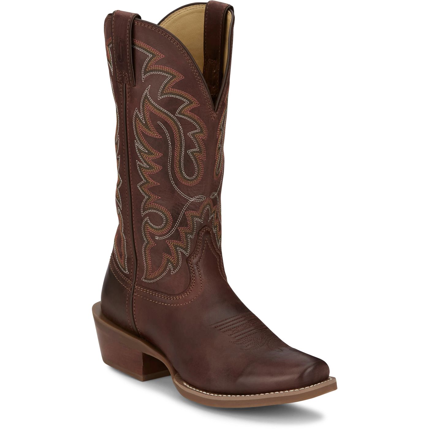 Justin Boots Men's Cowboy Town 13" Western Boot - Bay Goat (FN7255) - View 2