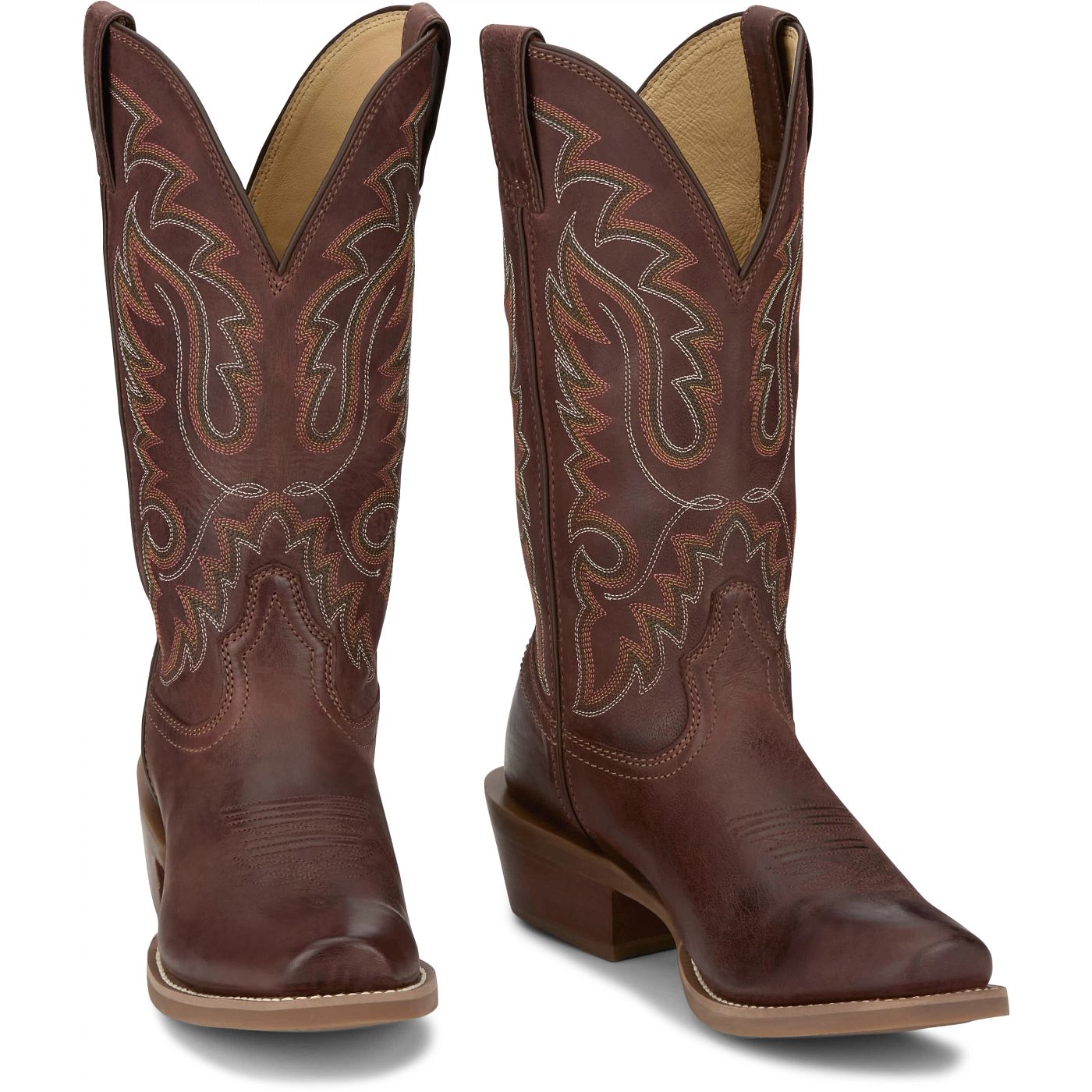 Justin Boots Men's Cowboy Town 13" Western Boot - Bay Goat (FN7255) - Front View