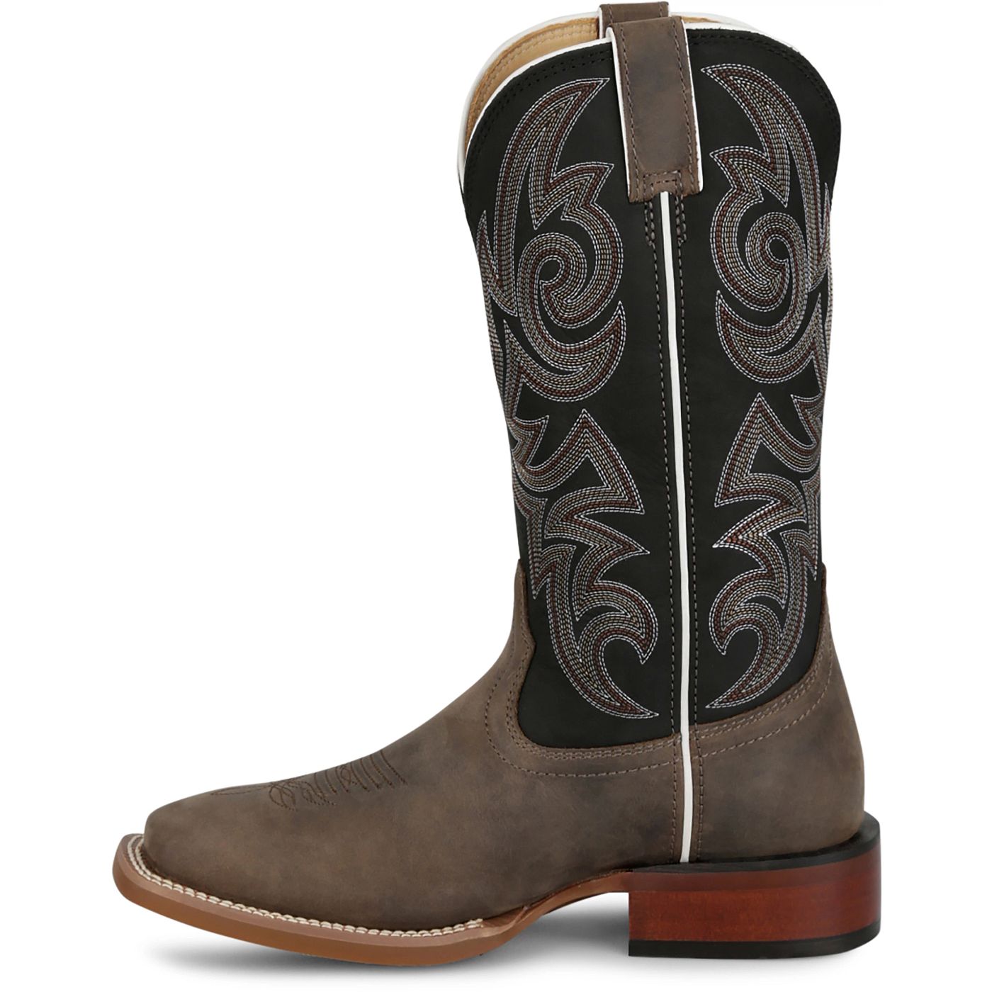 Justin Boots Men's May Day 13" Western Boot - Black Cowhide (FN7259) - View 8