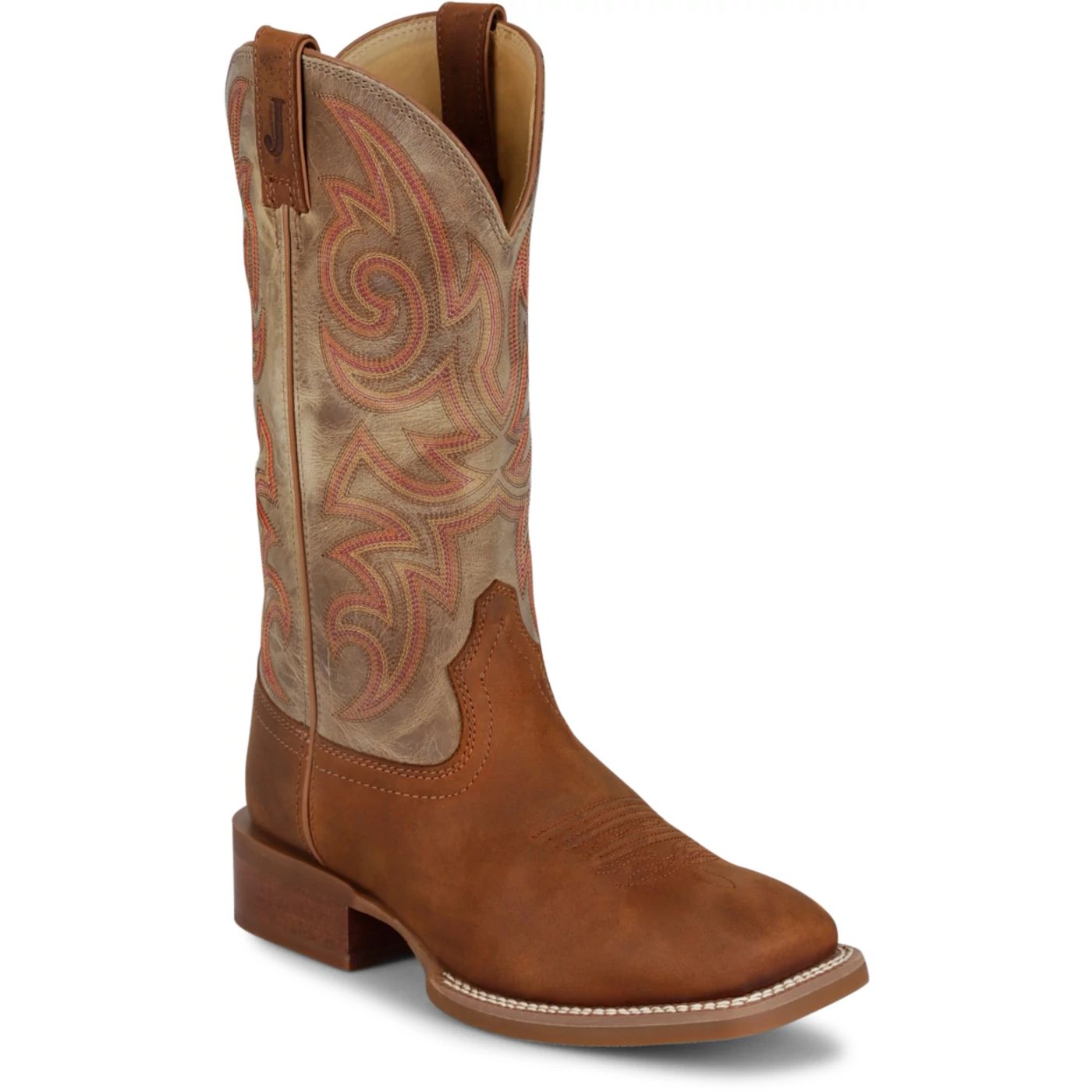Justin Boots Men's May Day 13" Western Boot - Taupe Cowhide (FN7260) - View 2