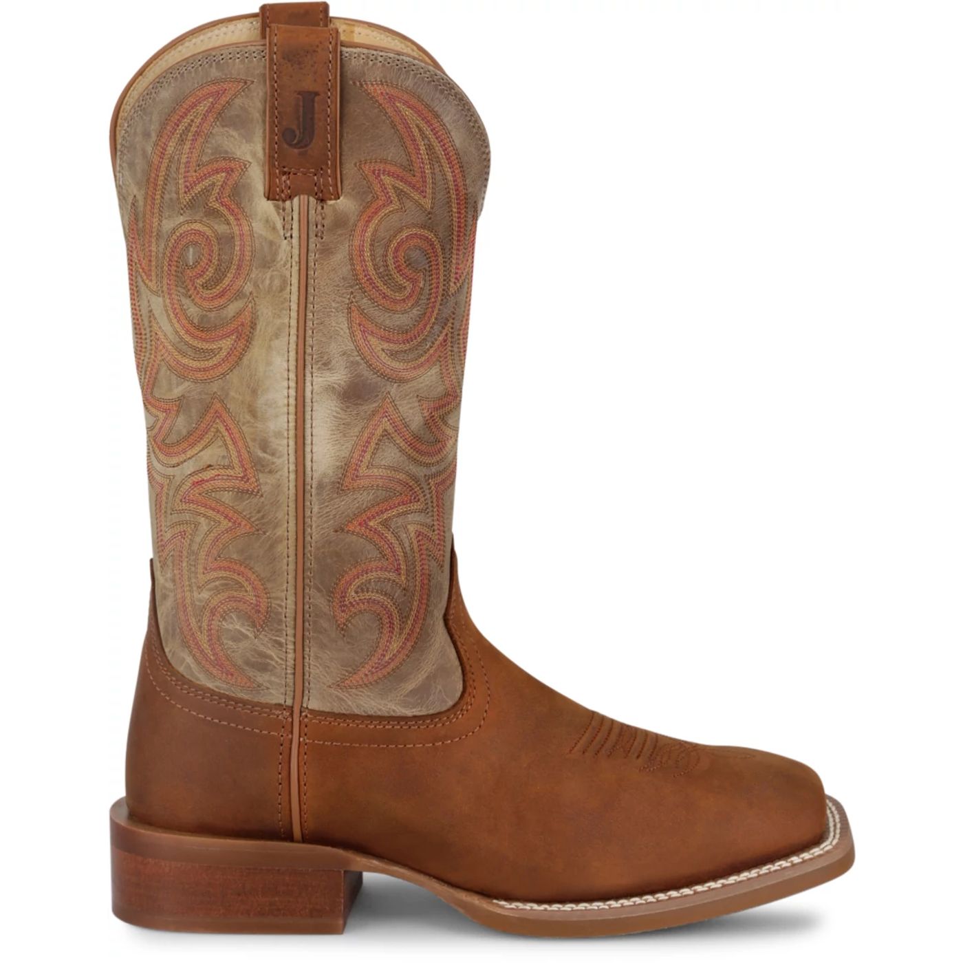 Justin Boots Men's May Day 13" Western Boot - Taupe Cowhide (FN7260) - View 3