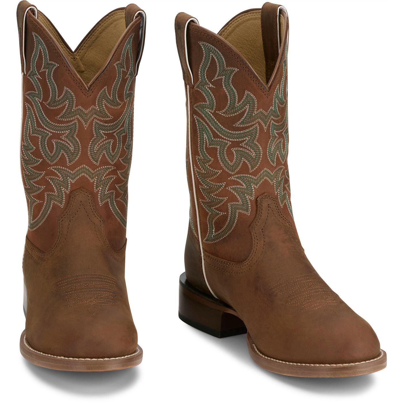 Justin Boots Men's Disco Man 11" Western Boot - Sunset Cowhide (FN7303) - Front View
