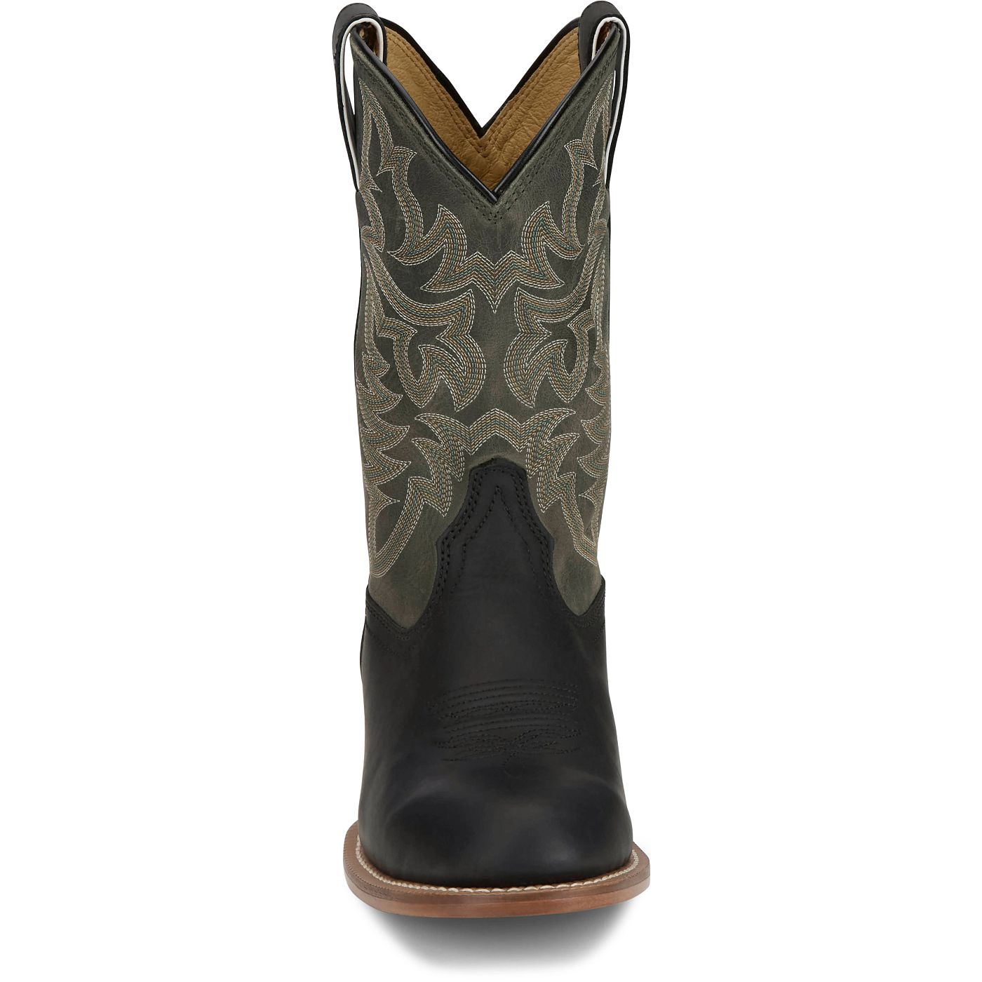 Justin Boots Men's Disco Man 11" Western Boot - Slate Grey Cowhide (FN7304) - View 7