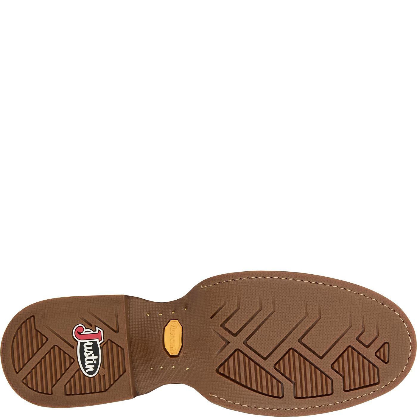 Justin Boots Men's Wild Bill 11" Western Boot - Forest Green Cowhide (FN7352) - View 6